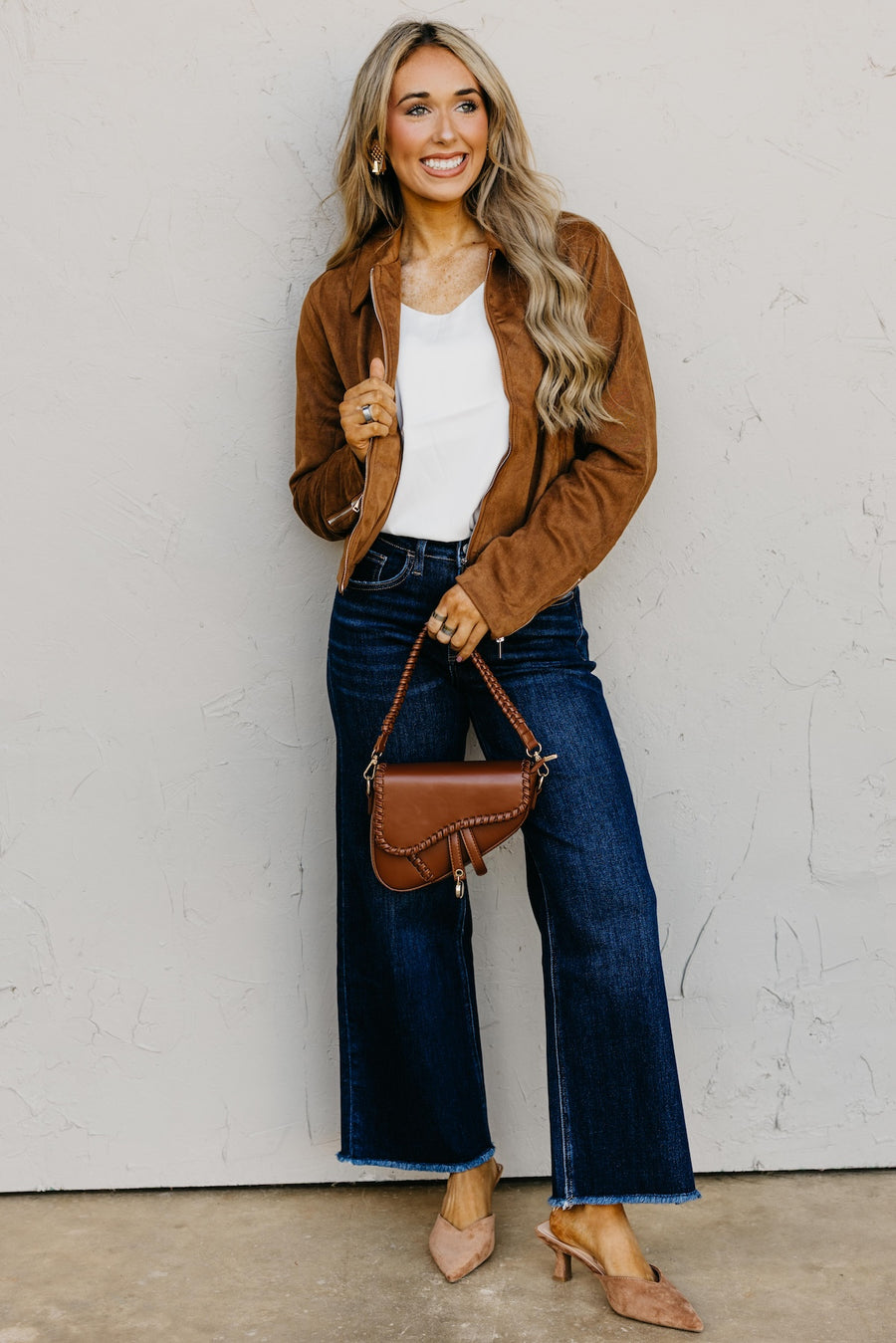 The Bethany Faux Suede Jacket