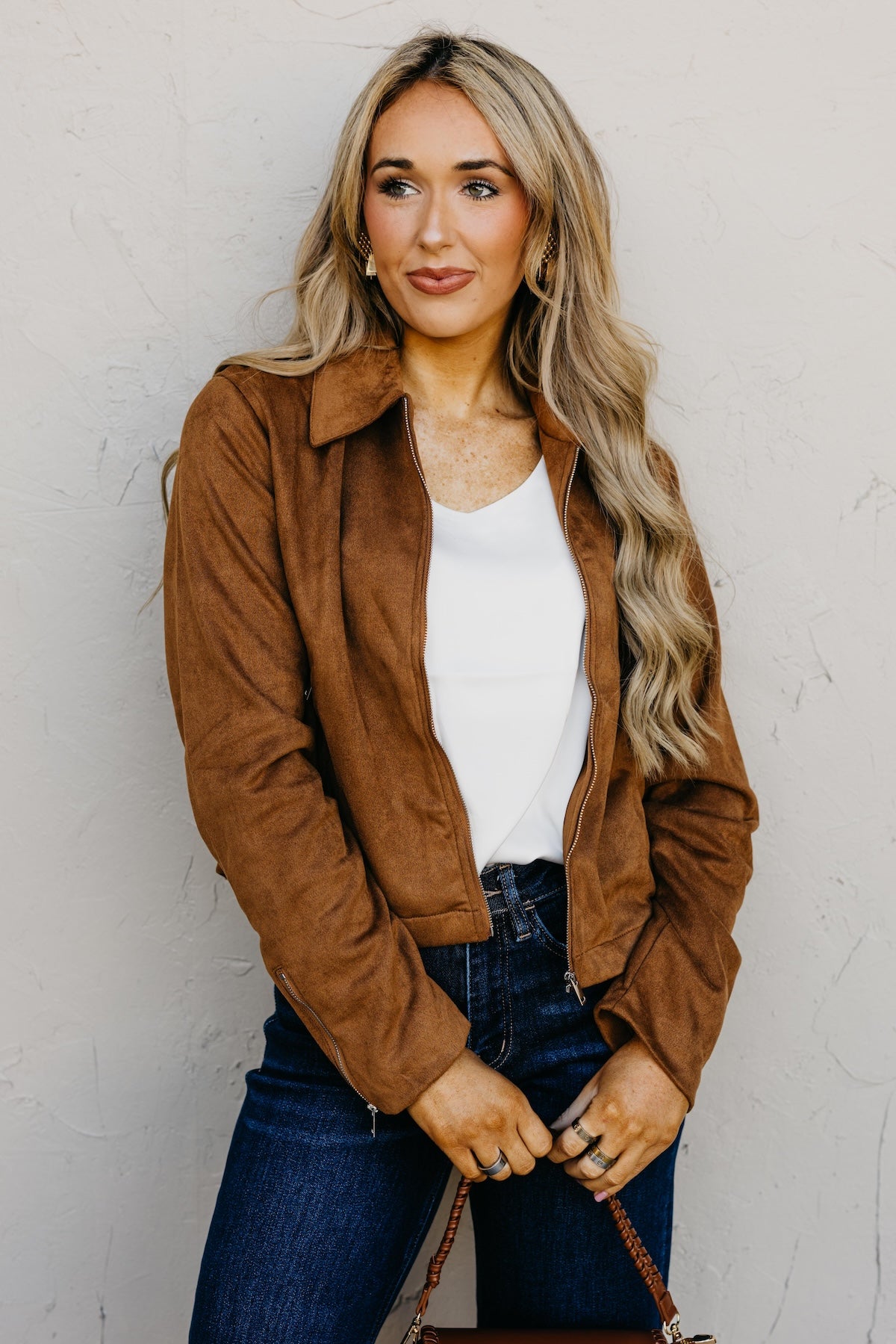 The Bethany Faux Suede Jacket