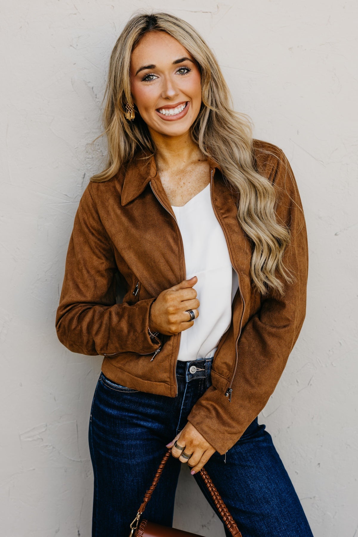 The Bethany Faux Suede Jacket