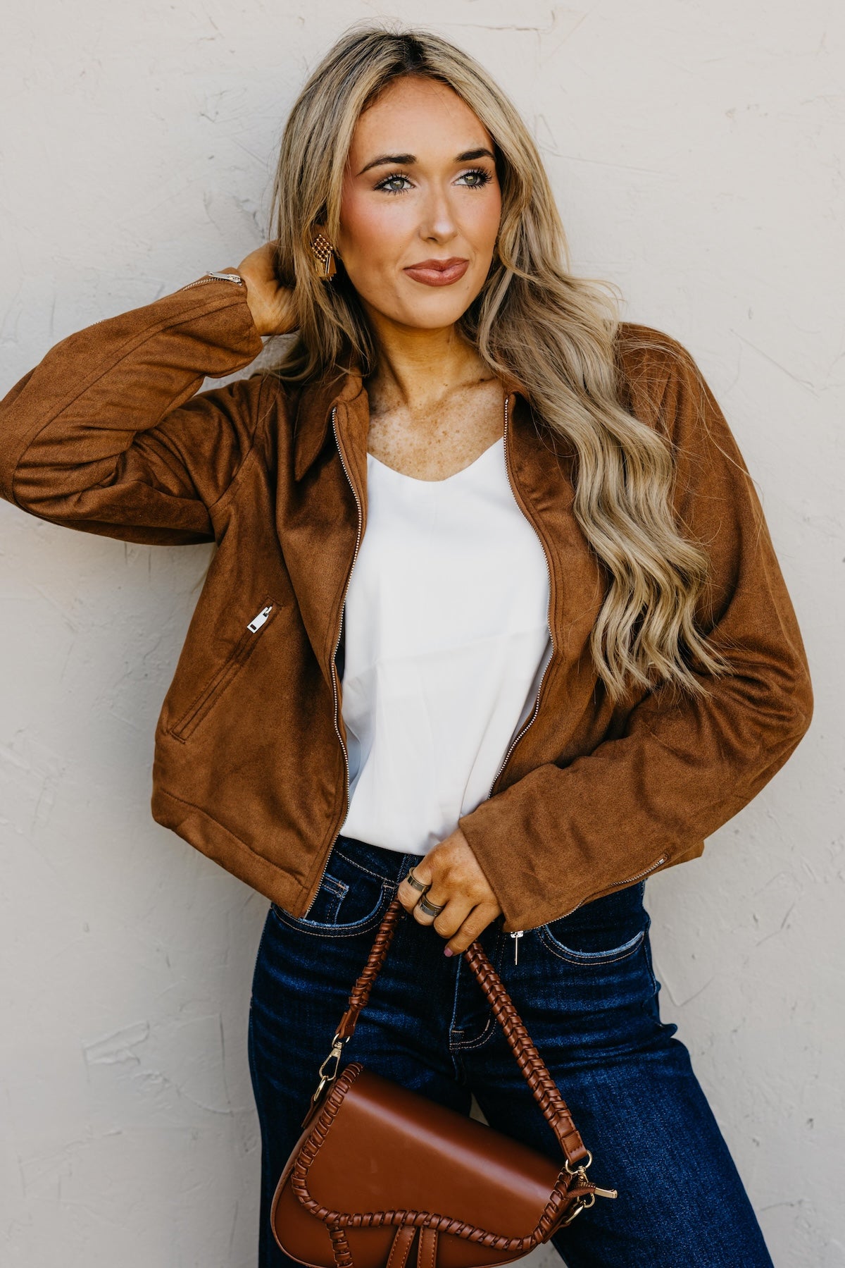 The Bethany Faux Suede Jacket