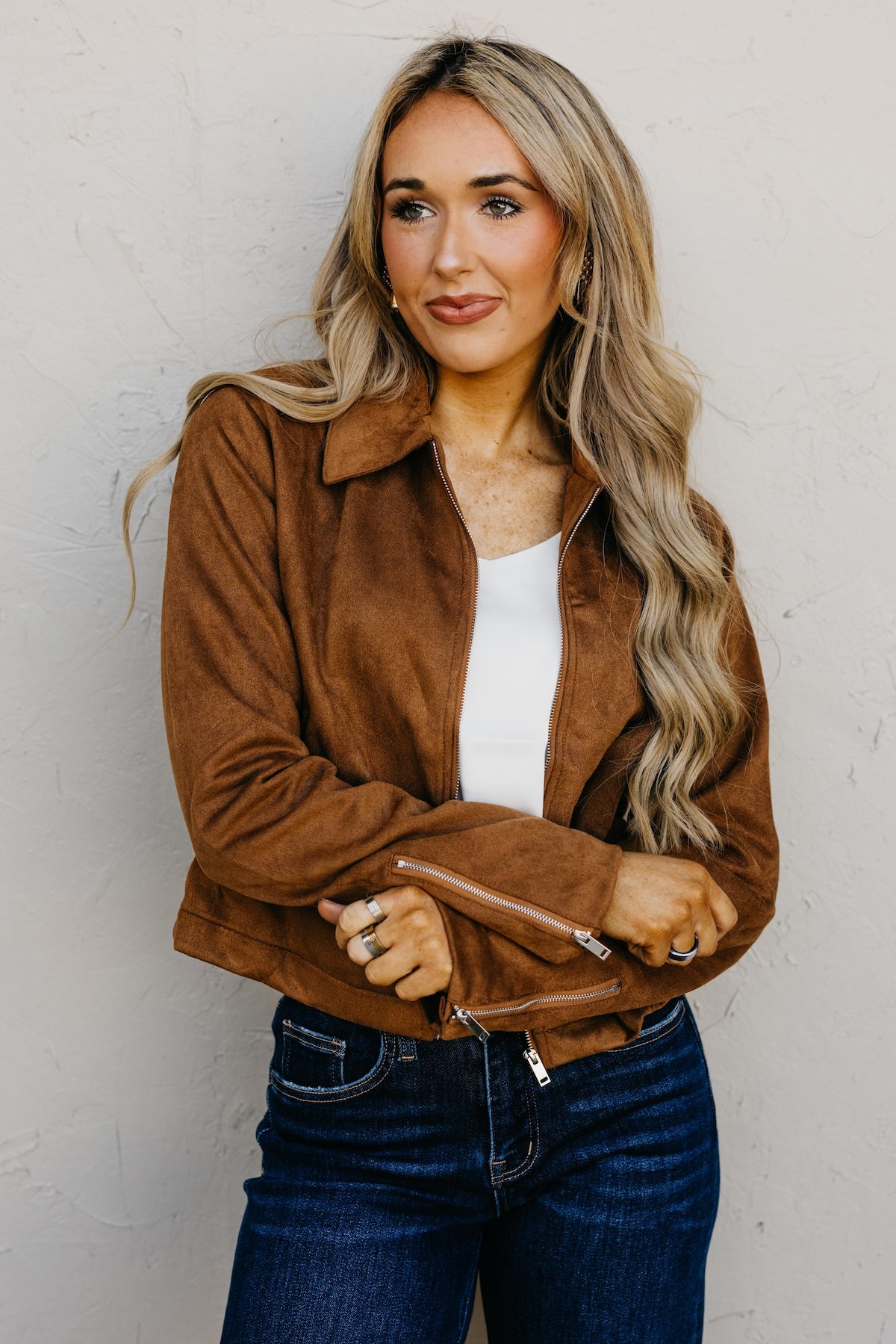 The Bethany Faux Suede Jacket