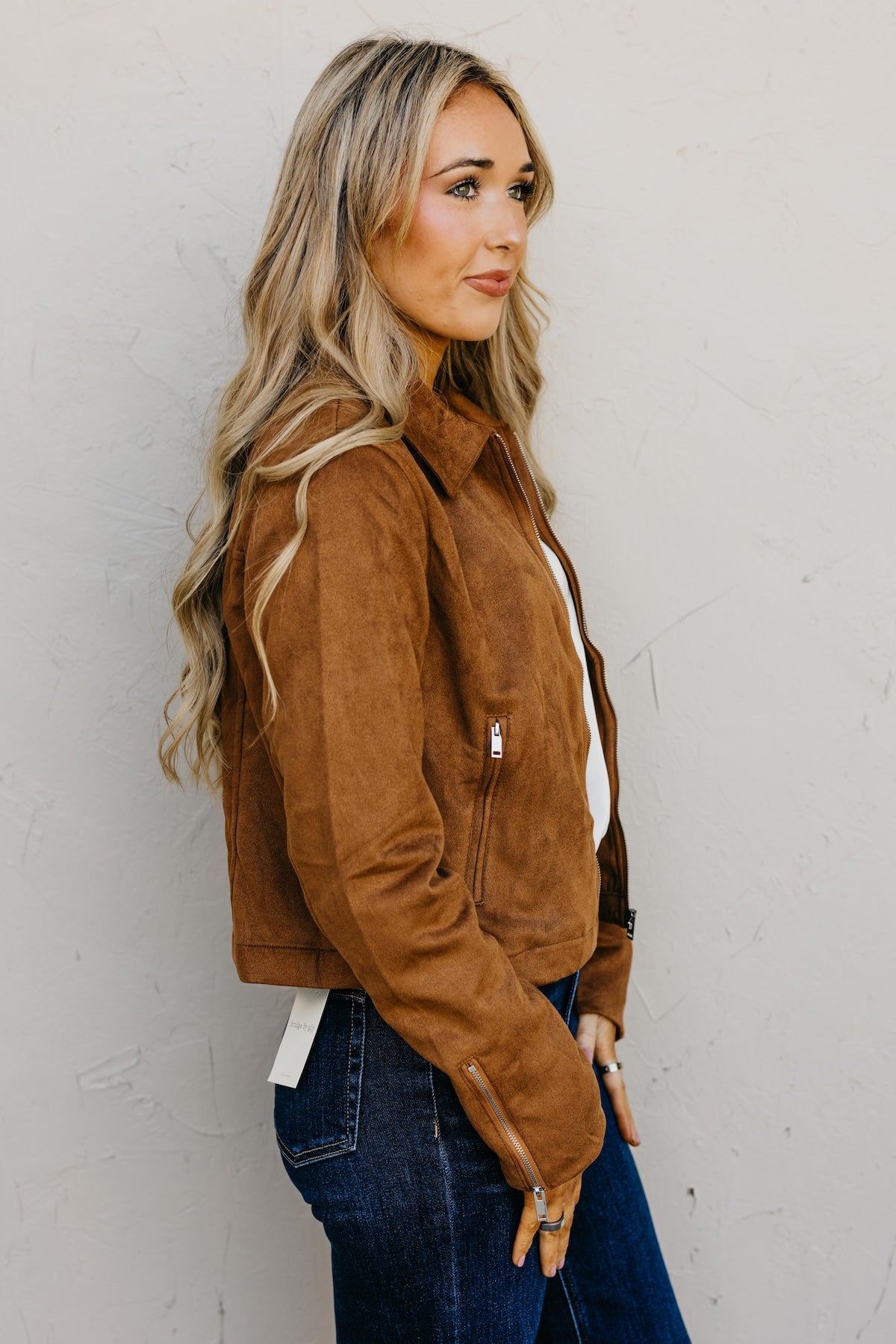 The Bethany Faux Suede Jacket