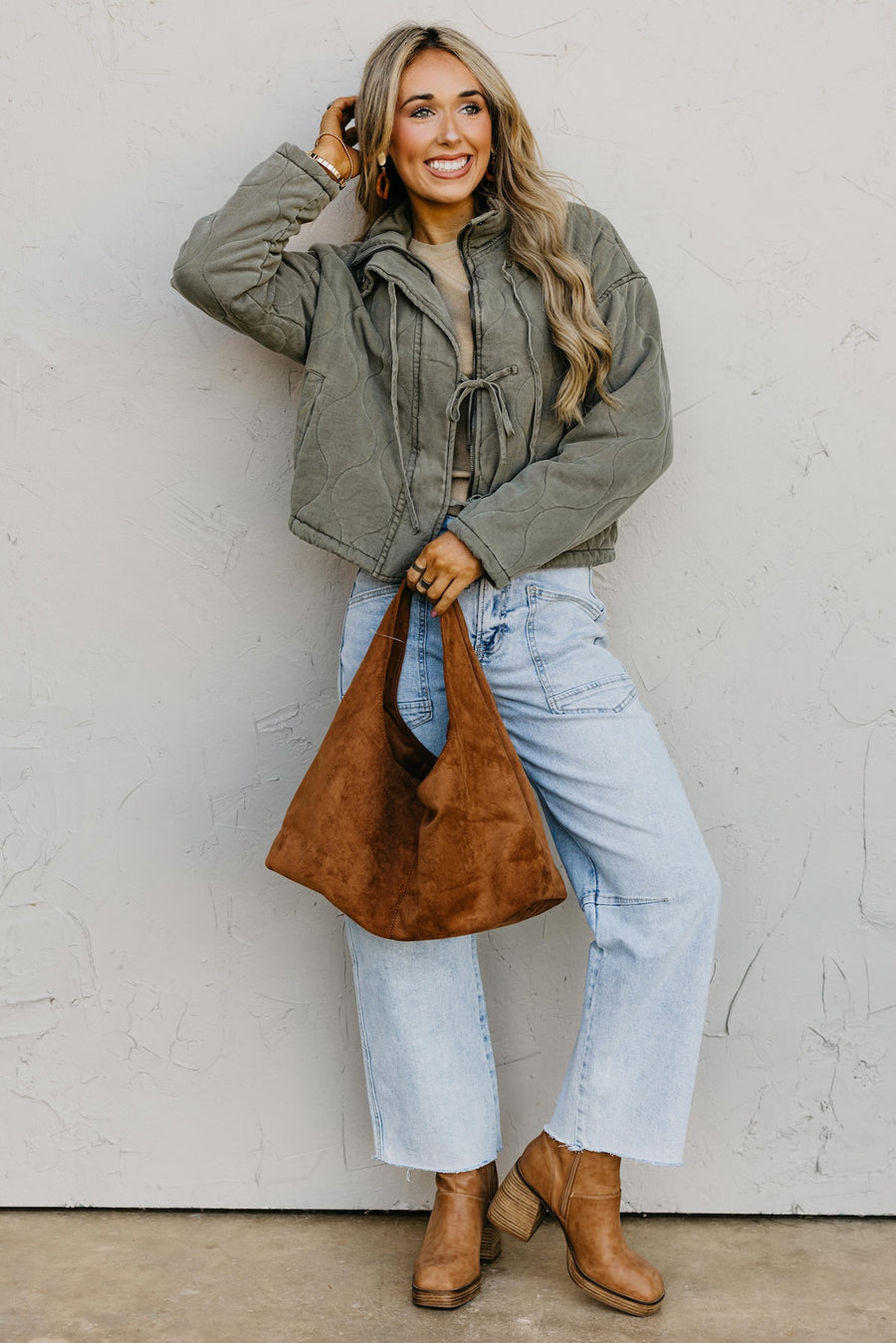 The Arlo Washed Quilt Tie Jacket