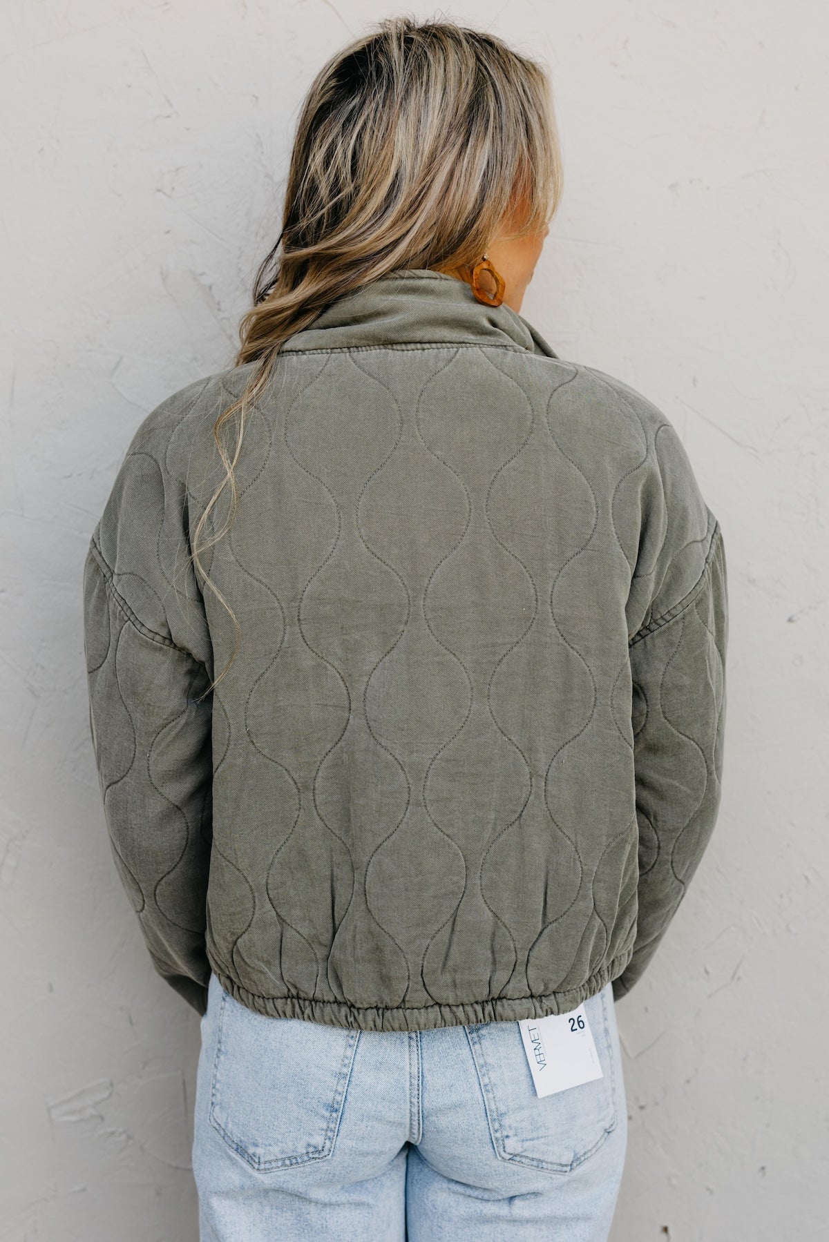The Arlo Washed Quilt Tie Jacket