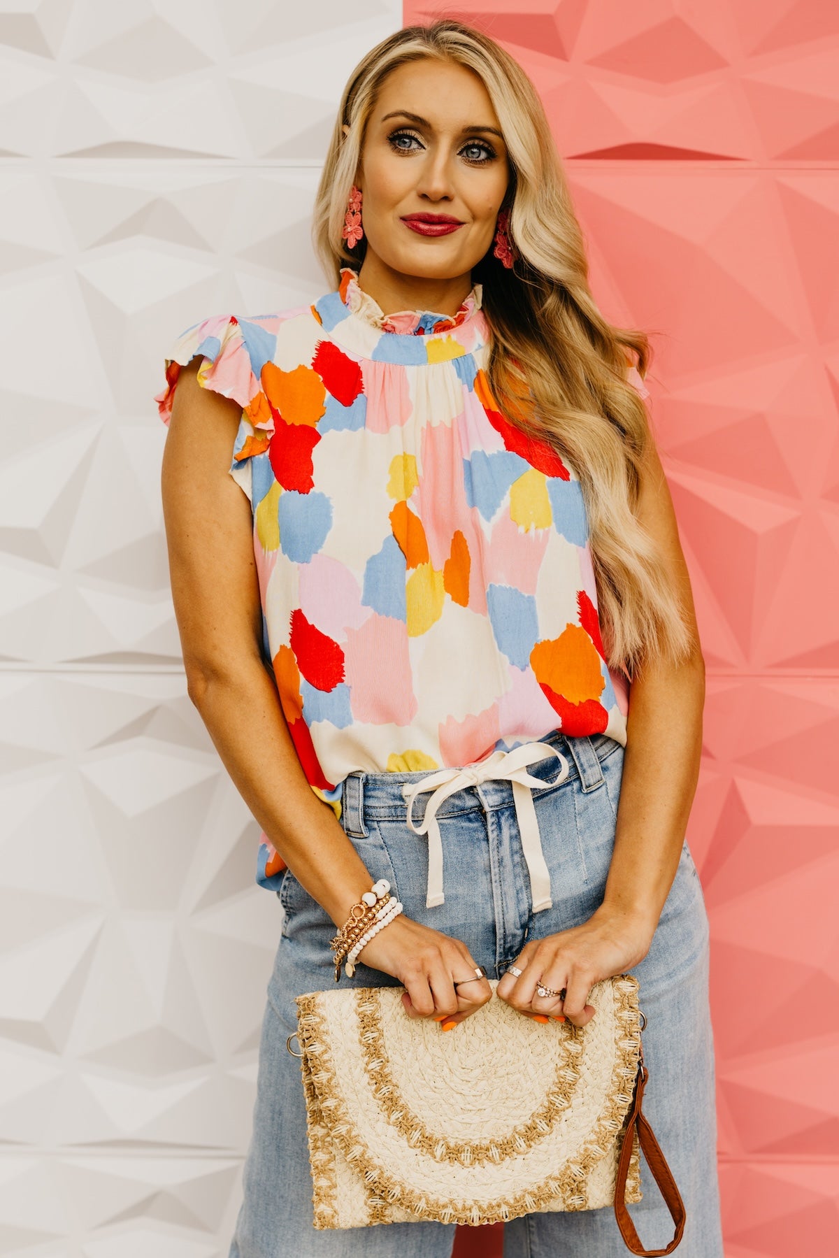The Lyrica Flutter Sleeve Top