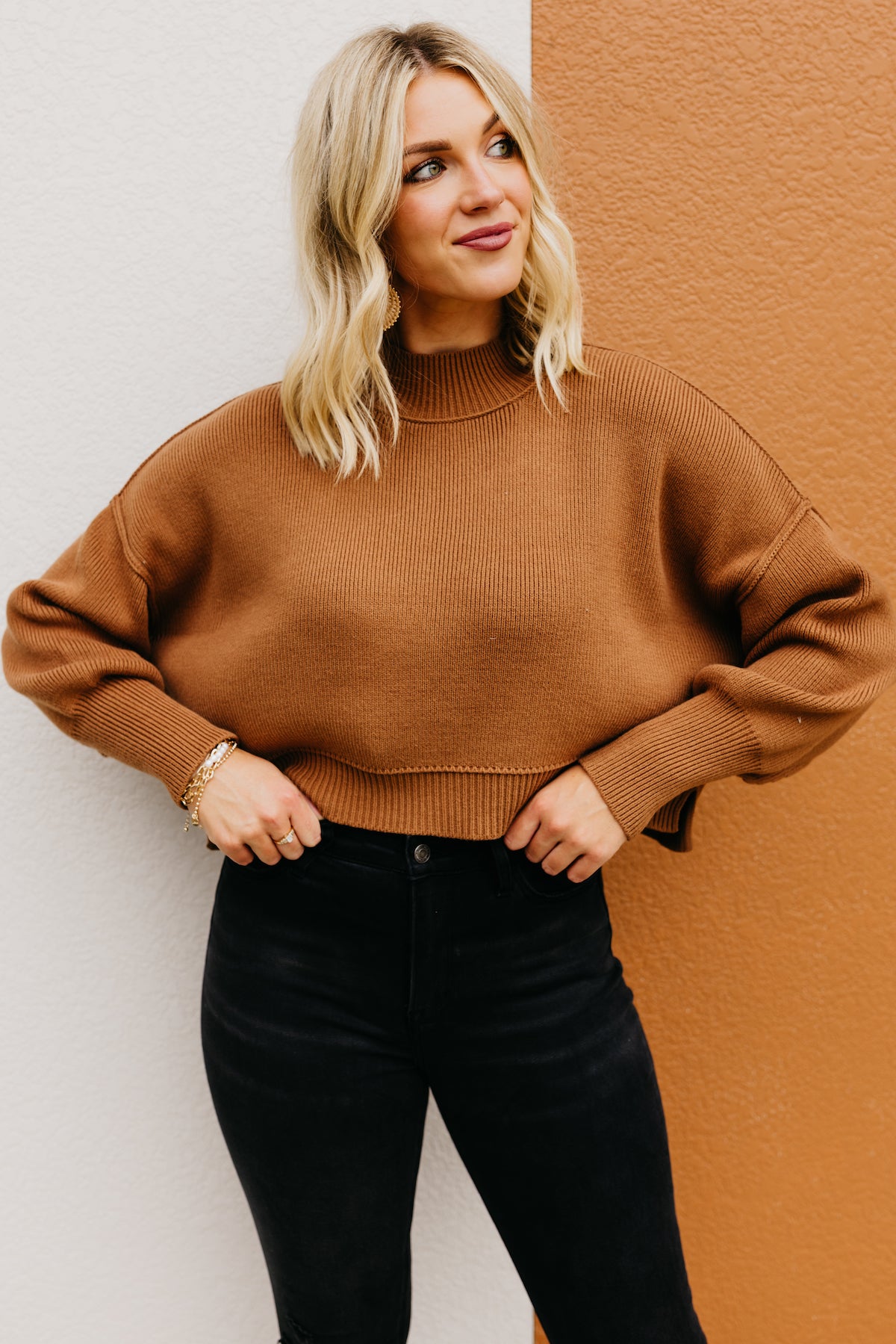 Side slit sweater new arrivals