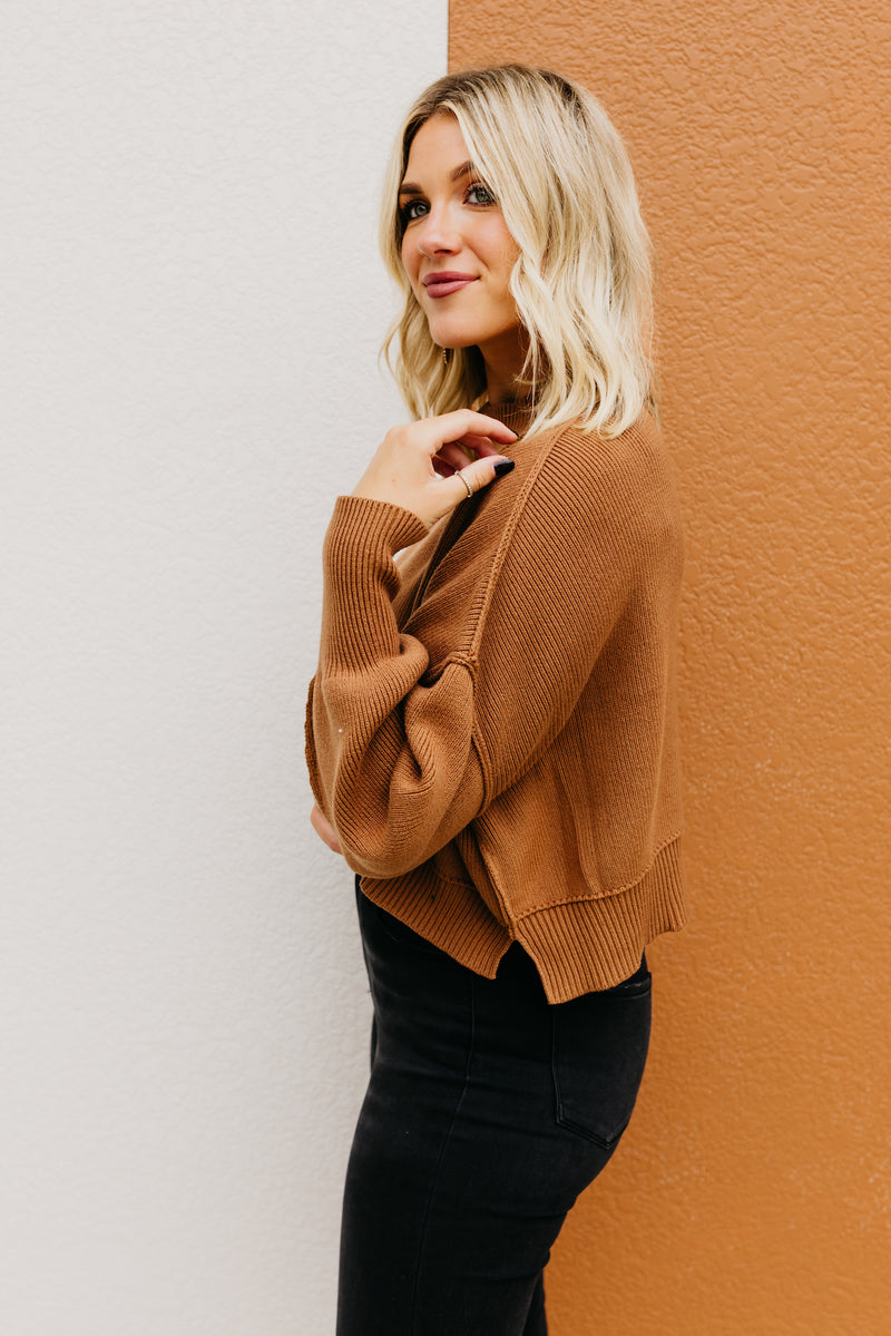 The Amos Oversized Side Slit Sweater