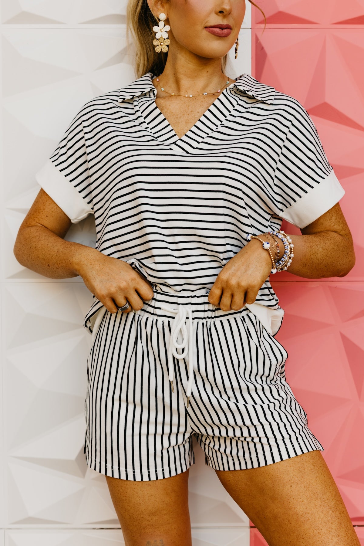 The Chrisley Striped Shorts Set