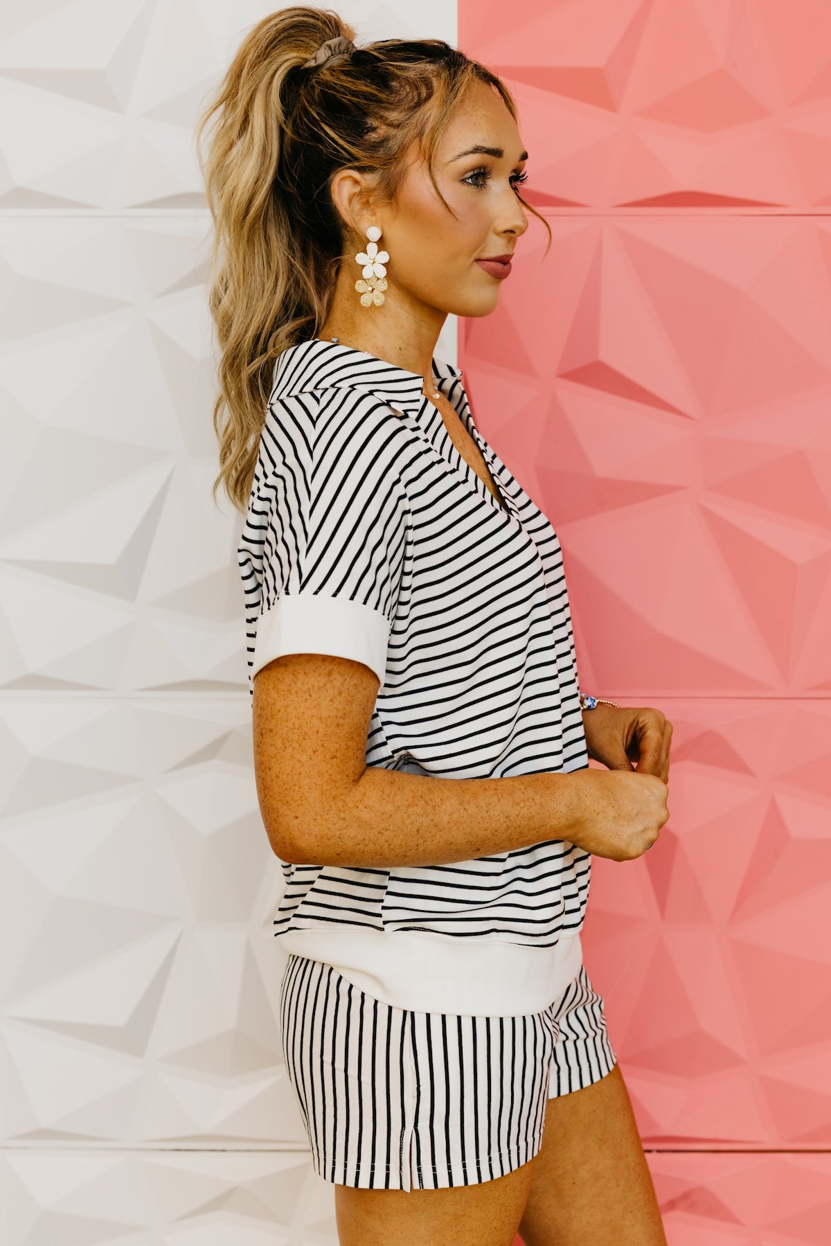The Chrisley Striped Shorts Set