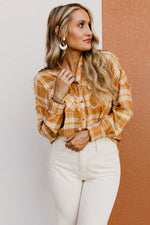 The Poppy Frayed Edge Button Down Shirt