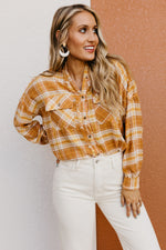 The Poppy Frayed Edge Button Down Shirt