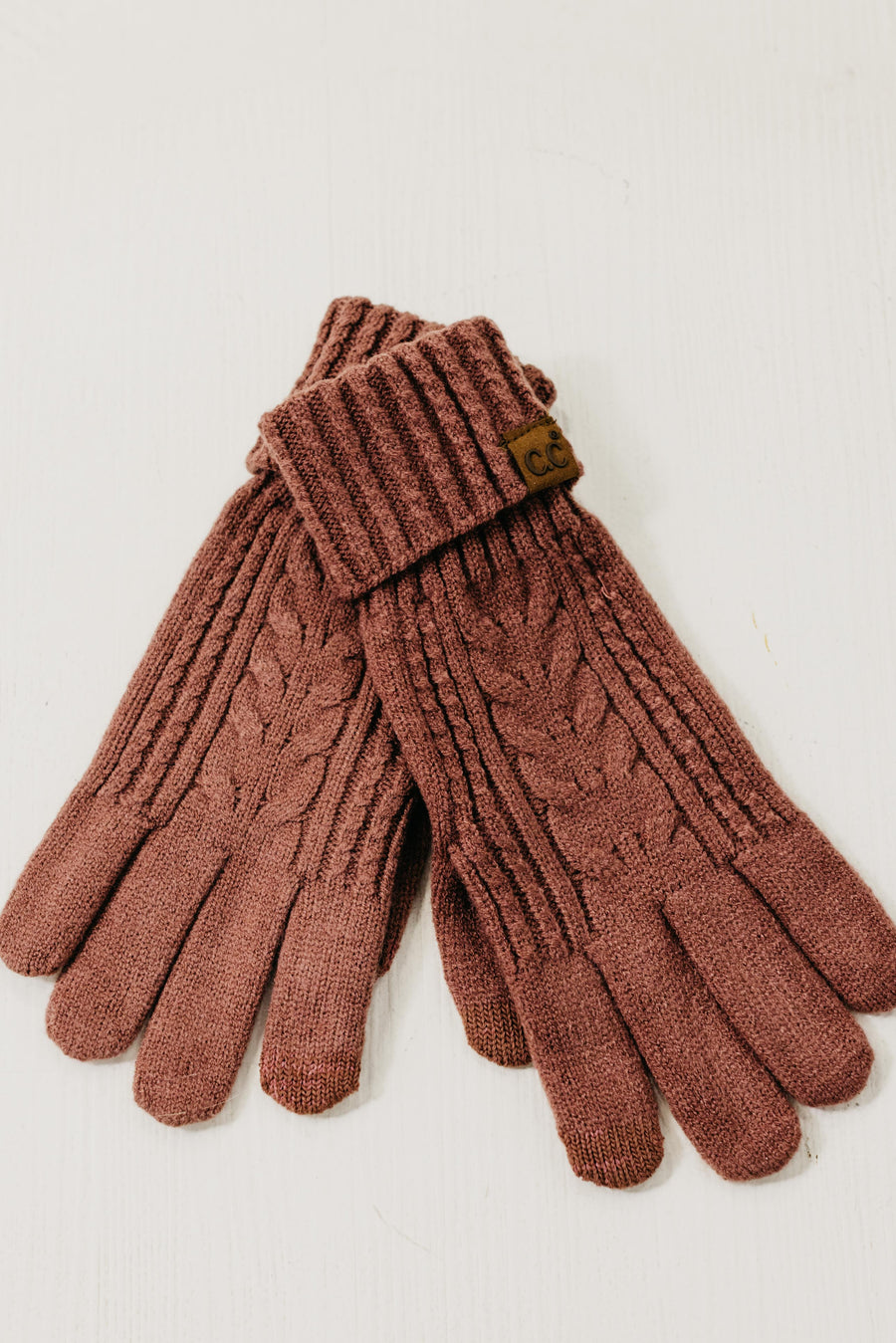 The C.C. Cable Knit Winter Gloves