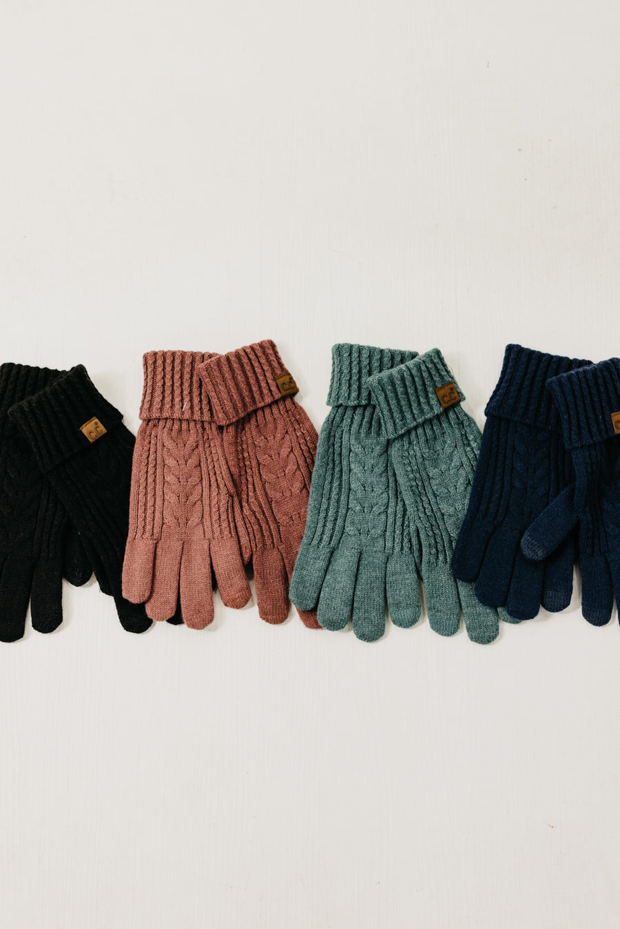 The C.C. Cable Knit Winter Gloves