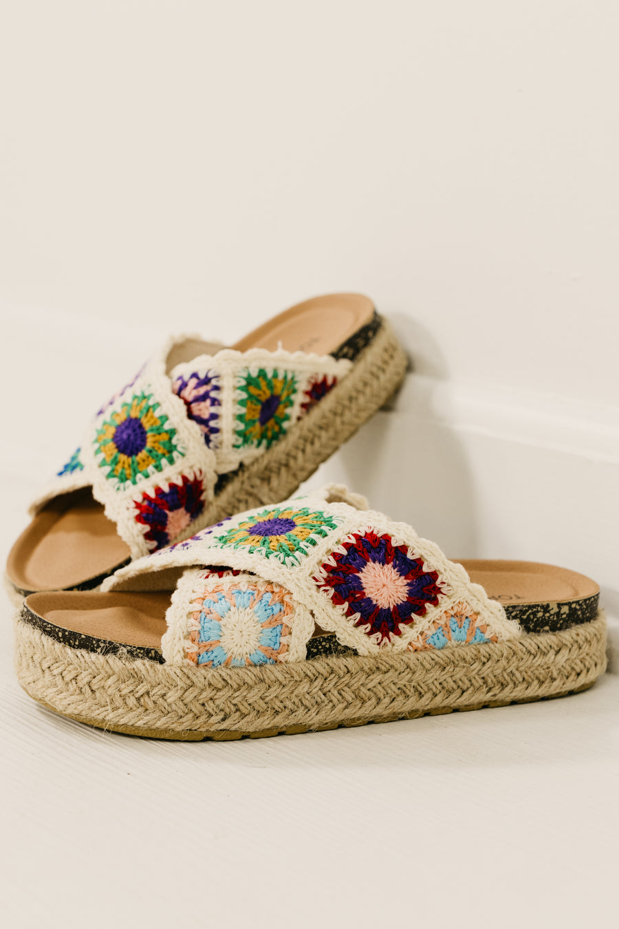 The Athens Espadrille Embroidered Sandal