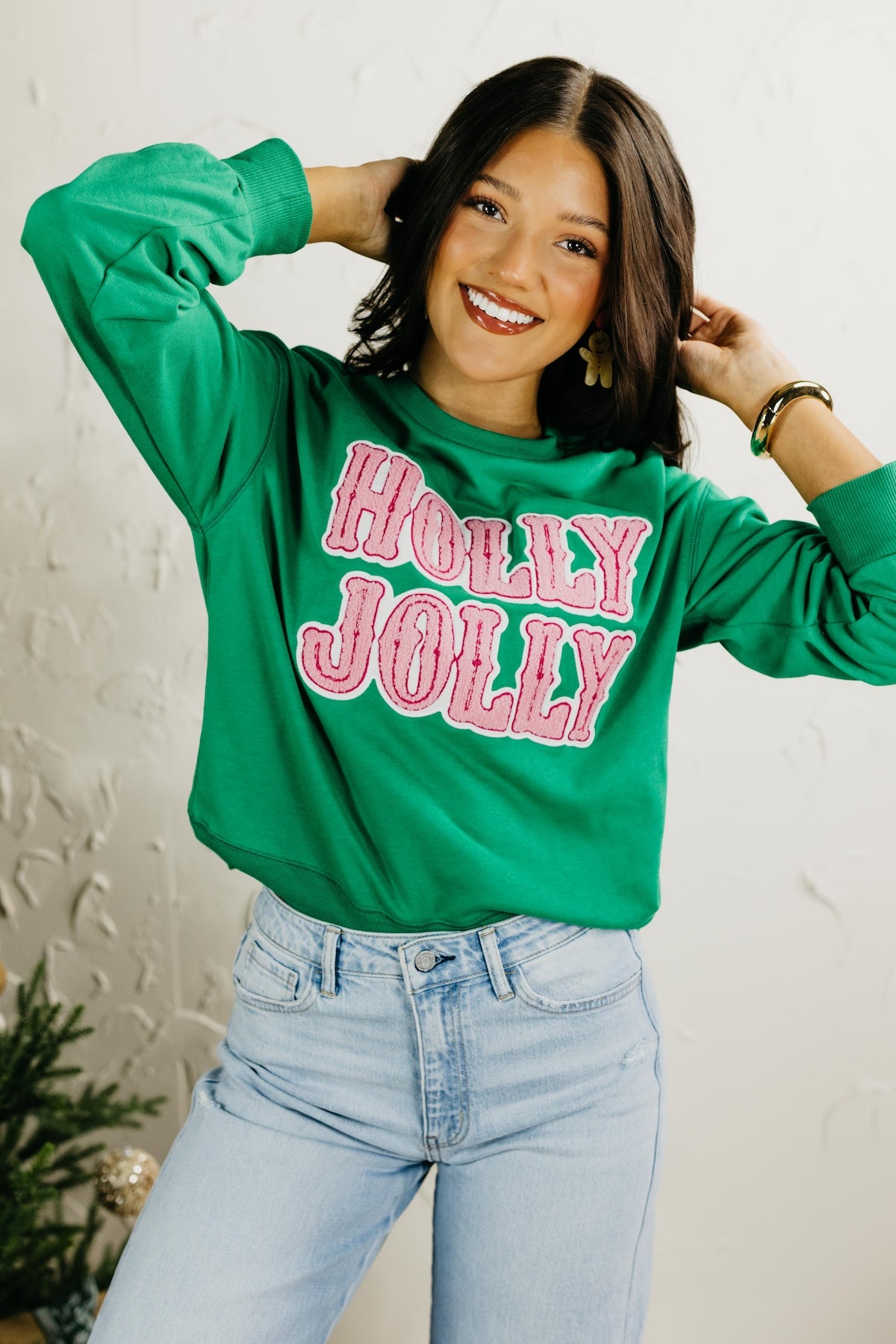 The Holly Jolly Patch Sweatshirt