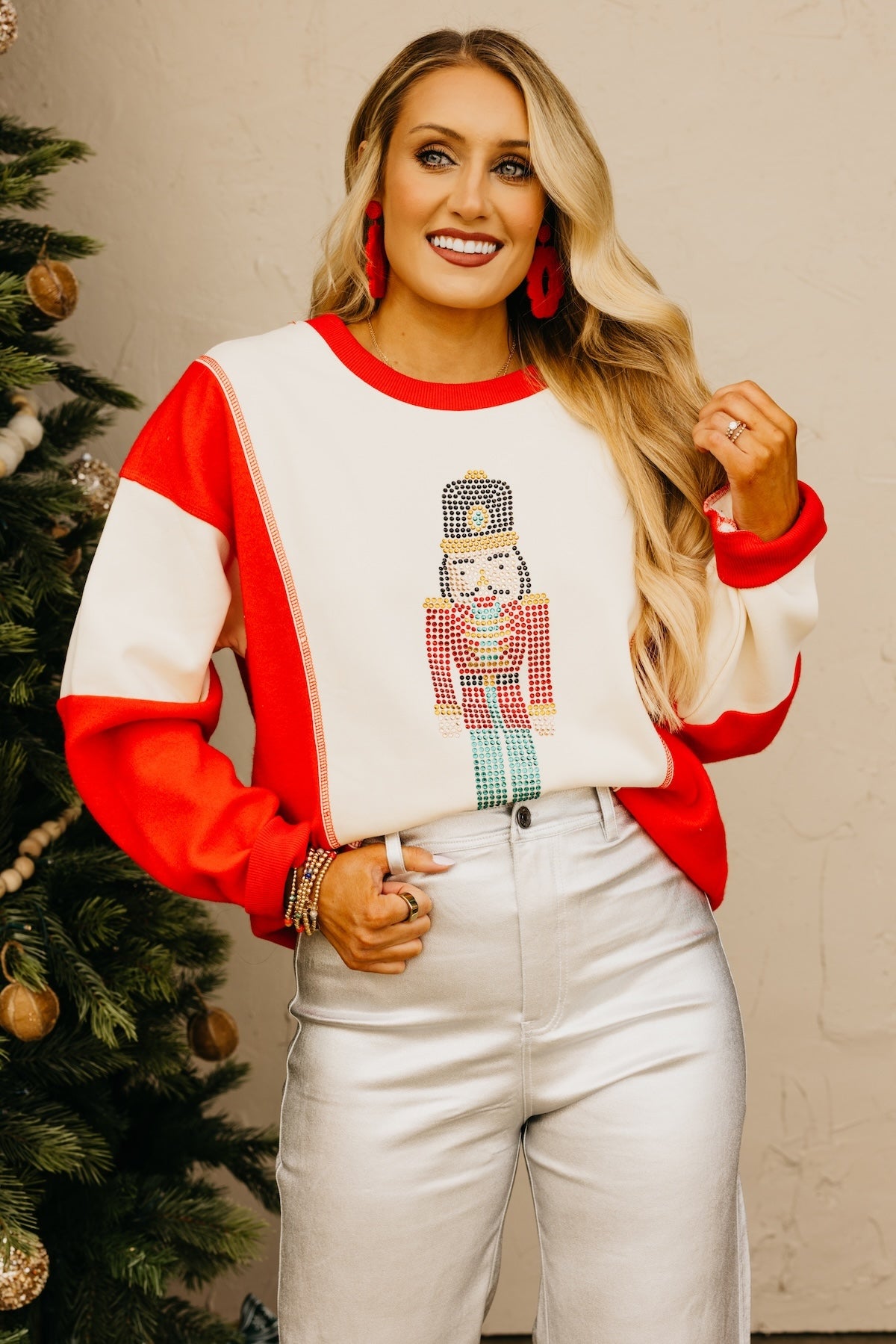 The Nutcracker Color Block Sweater