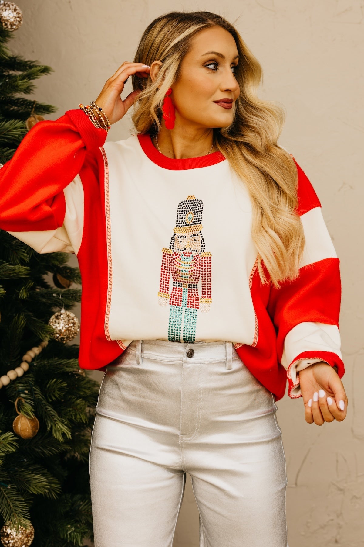 The Nutcracker Color Block Sweater