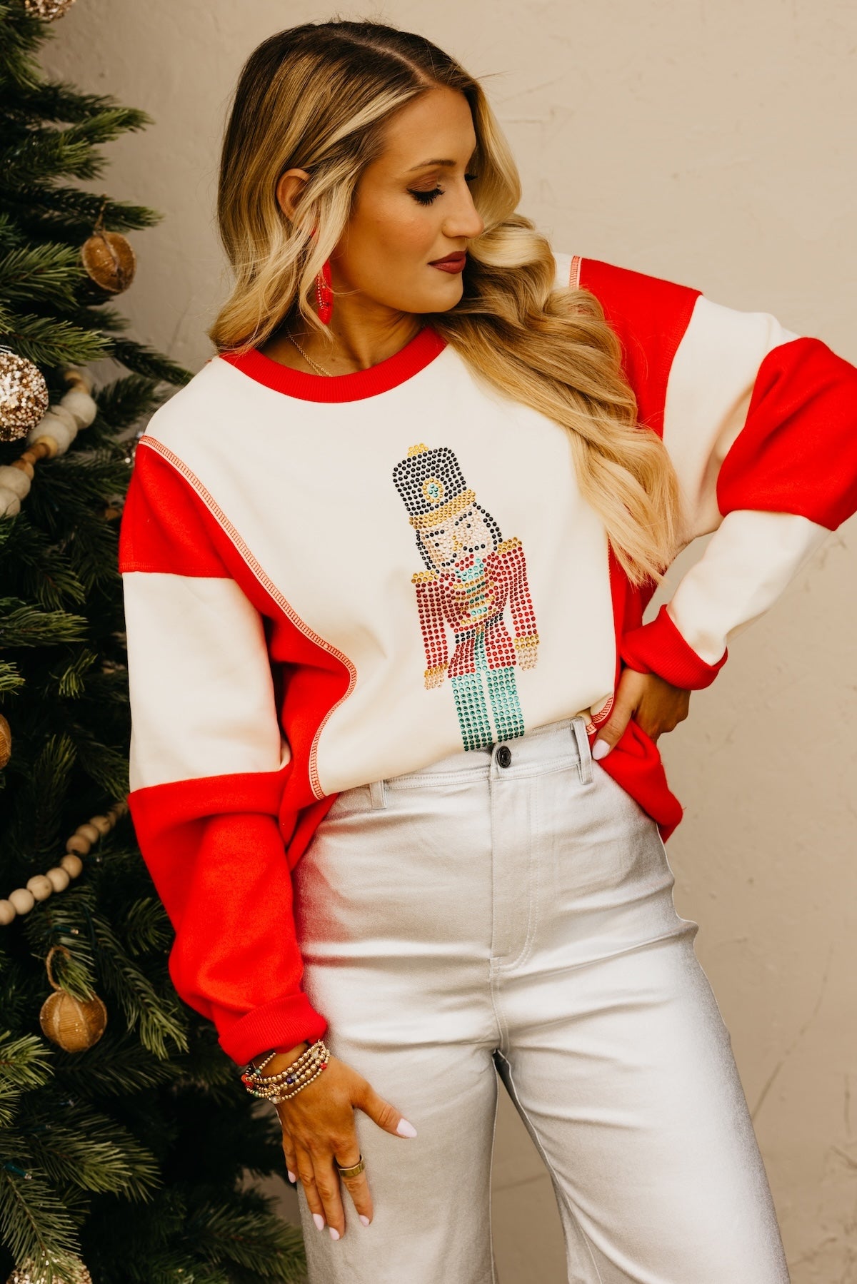 The Nutcracker Color Block Sweater
