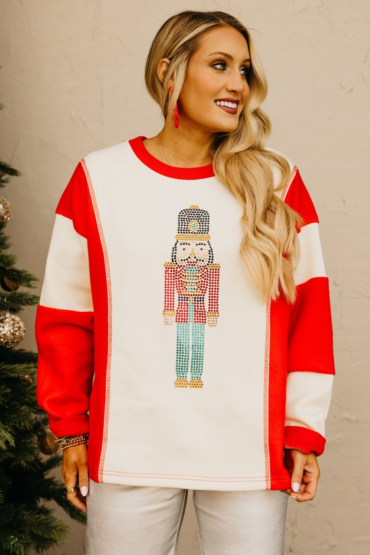 The Nutcracker Color Block Sweater