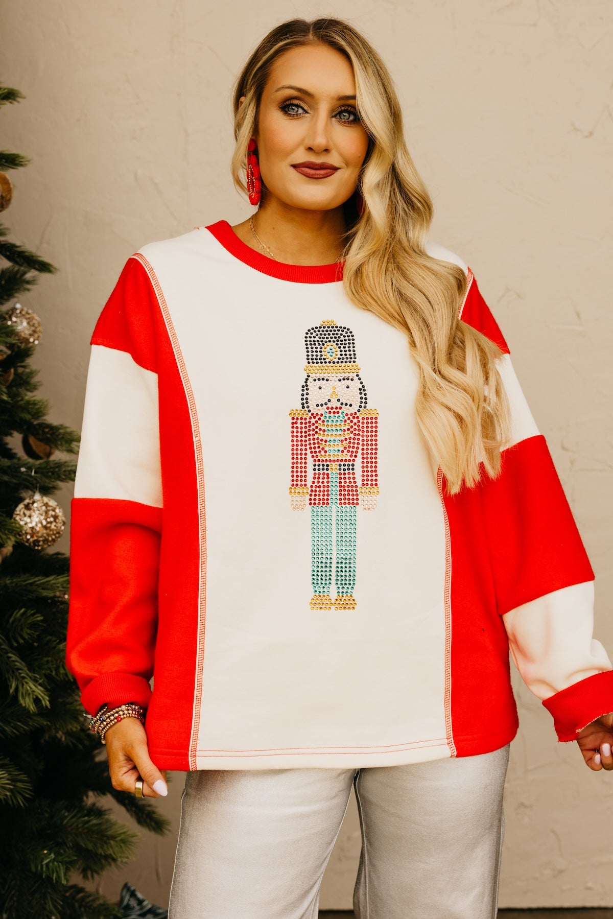 The Nutcracker Color Block Sweater