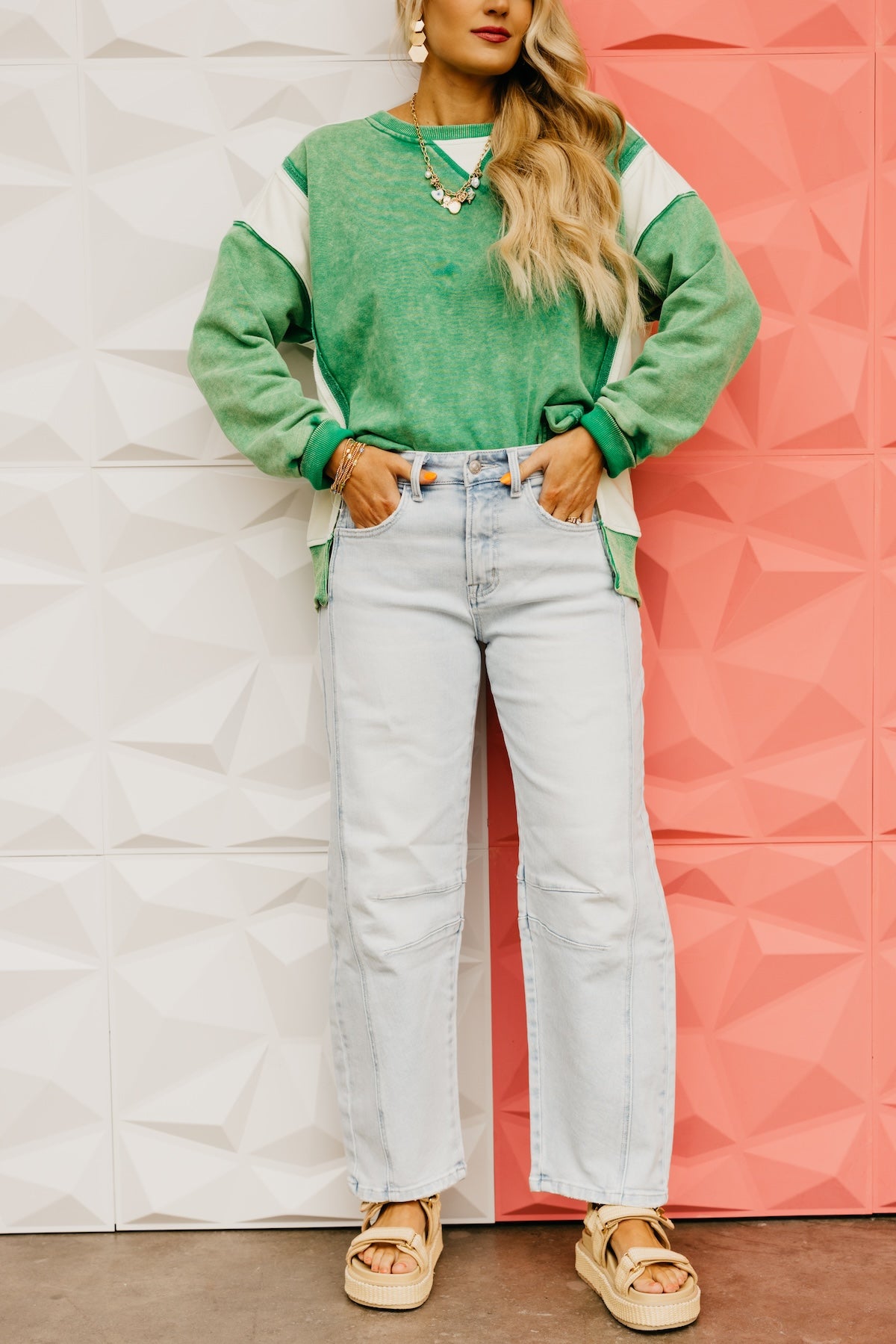 Flying Monkey Denim | The Brea Seamed High Rise Barrel Denim