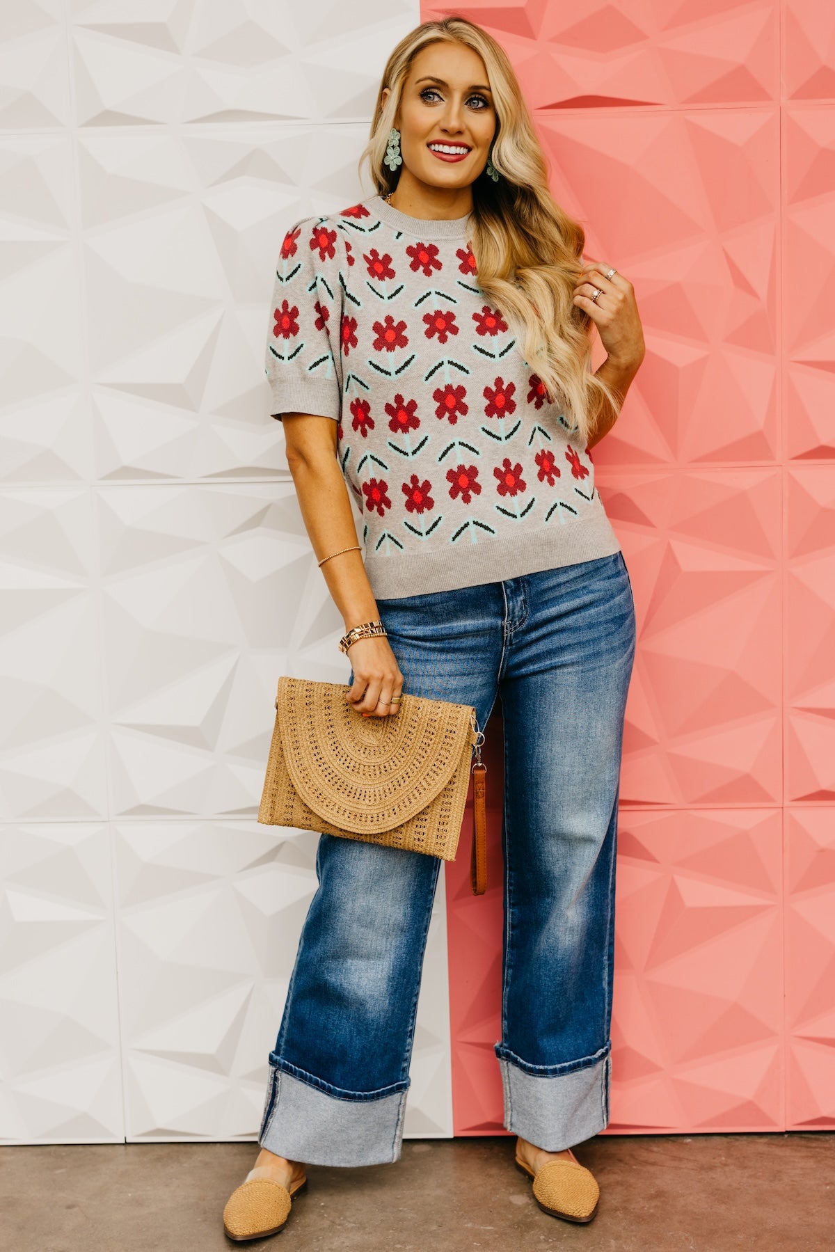 The Harmoni Floral Sweater Top