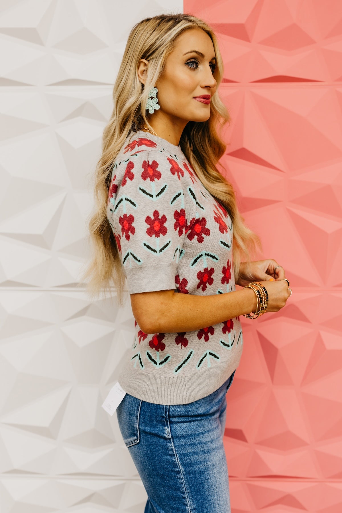 The Harmoni Floral Sweater Top