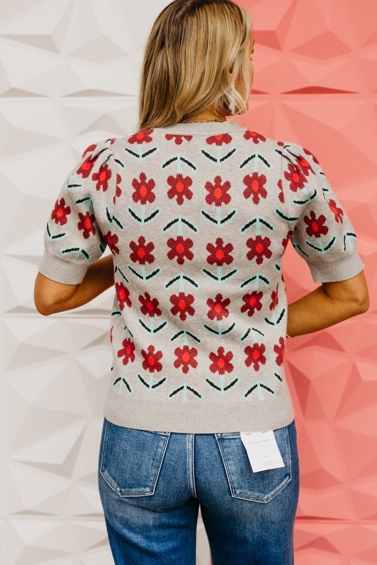 The Harmoni Floral Sweater Top