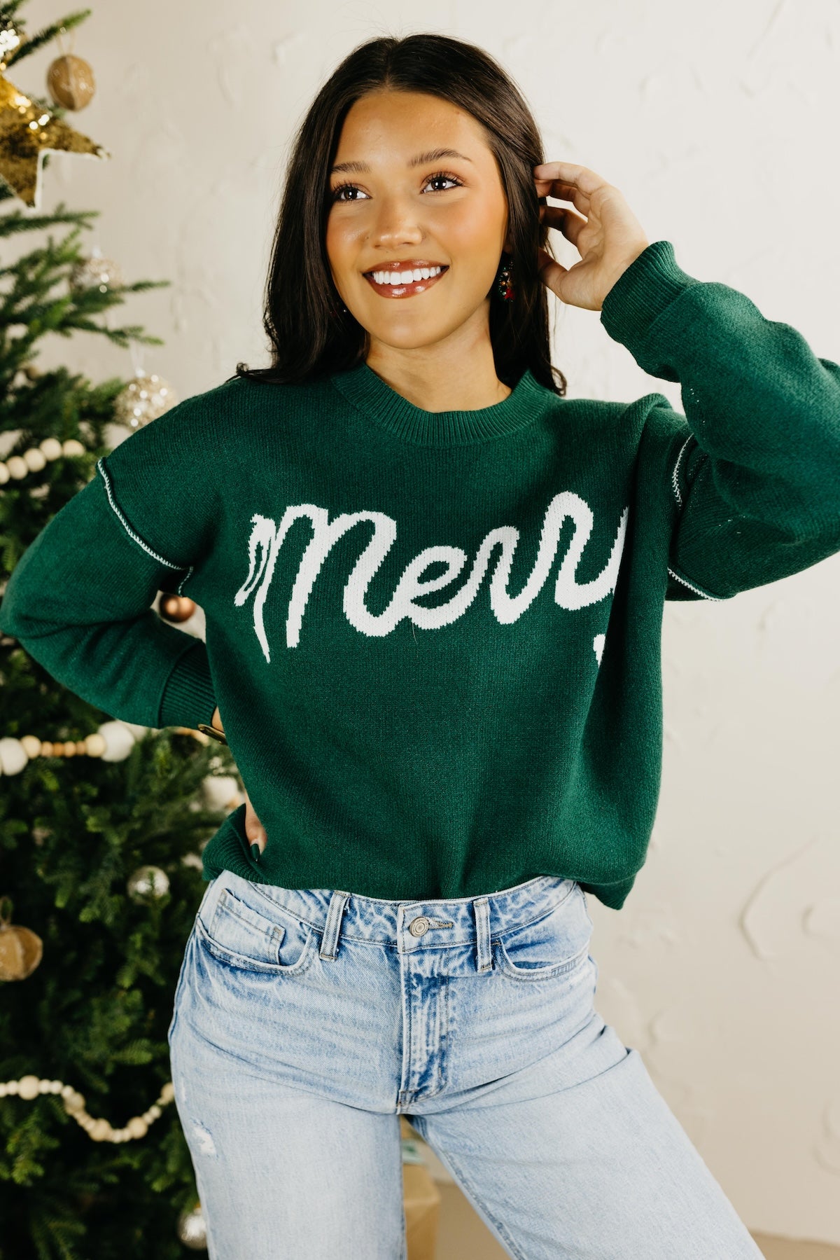 The Merry Reverse Seam Sweater