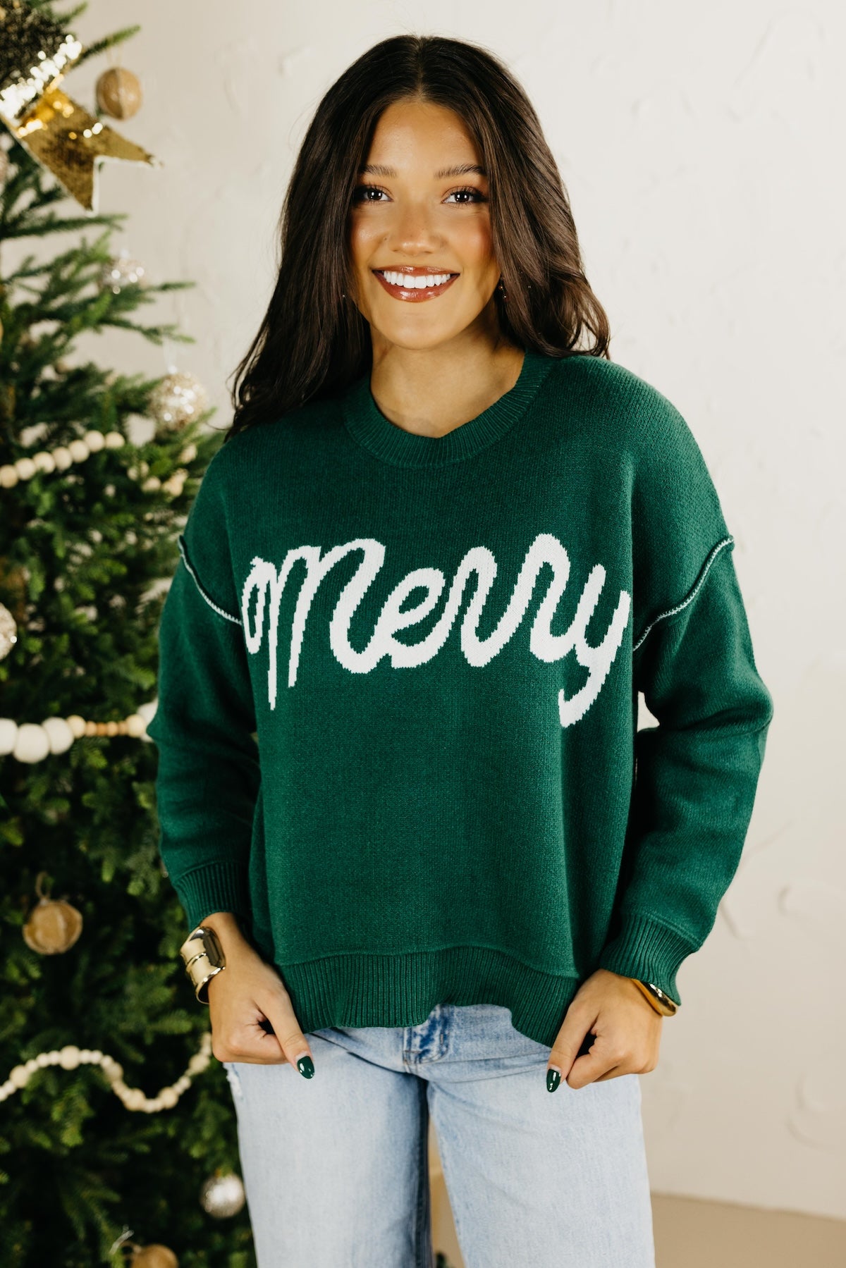 The Merry Reverse Seam Sweater