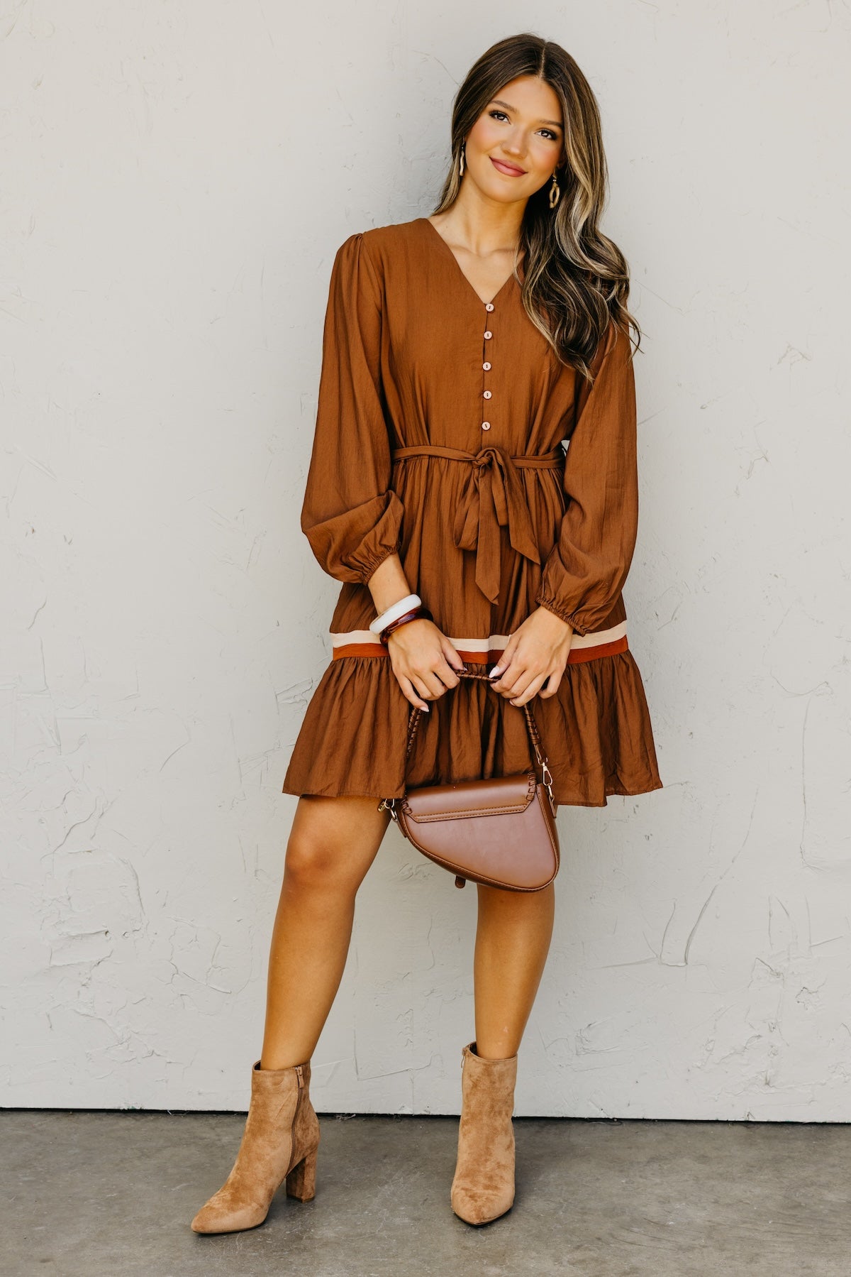 The Belinda Button Down Mini Dress