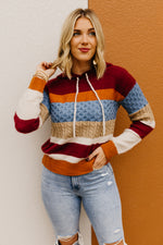 The Sylvie Mix Media Hooded Sweater