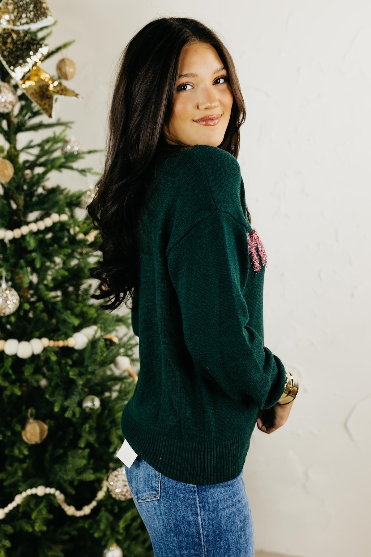 The Merry Tinsel Graphic Sweater