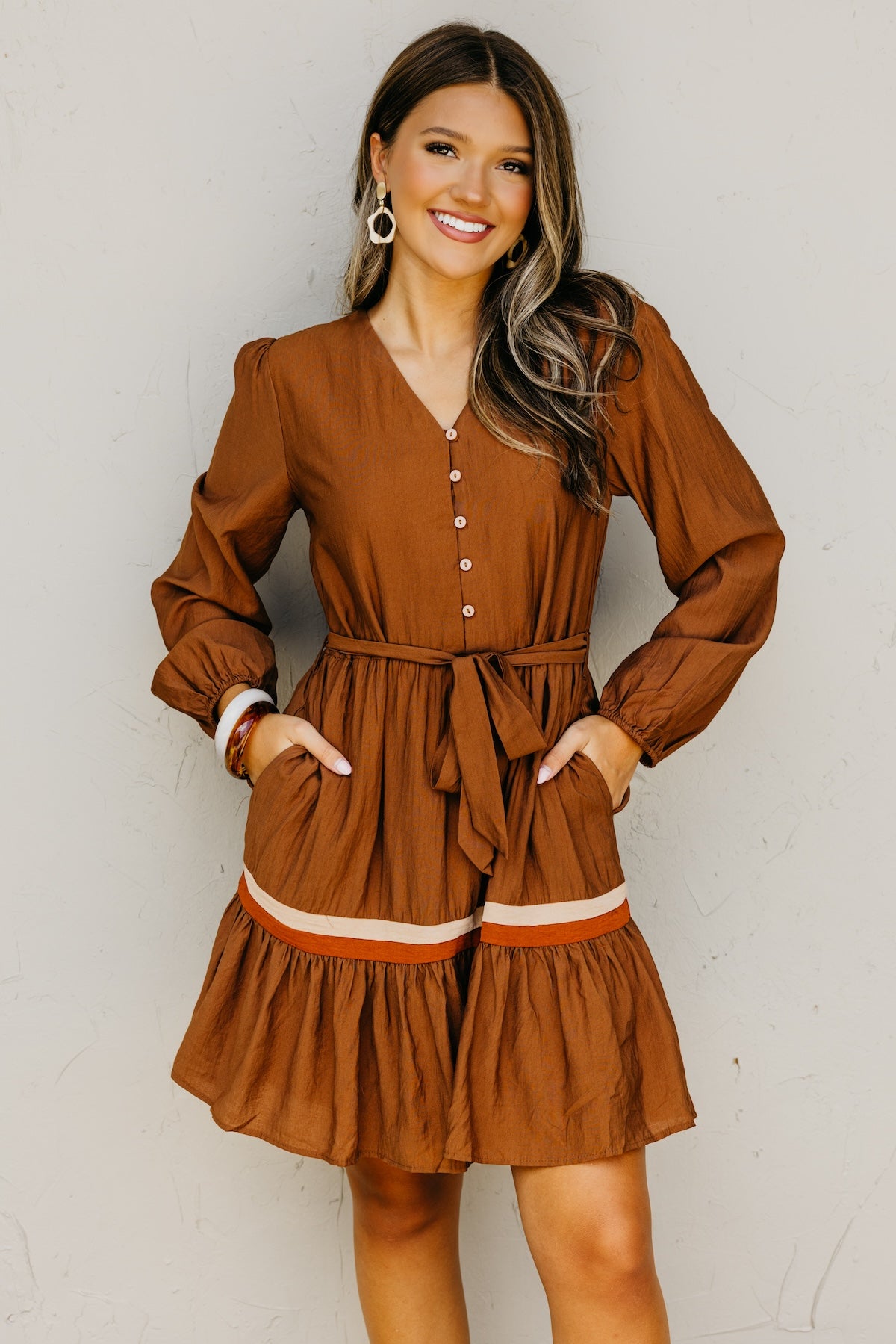 The Belinda Button Down Mini Dress