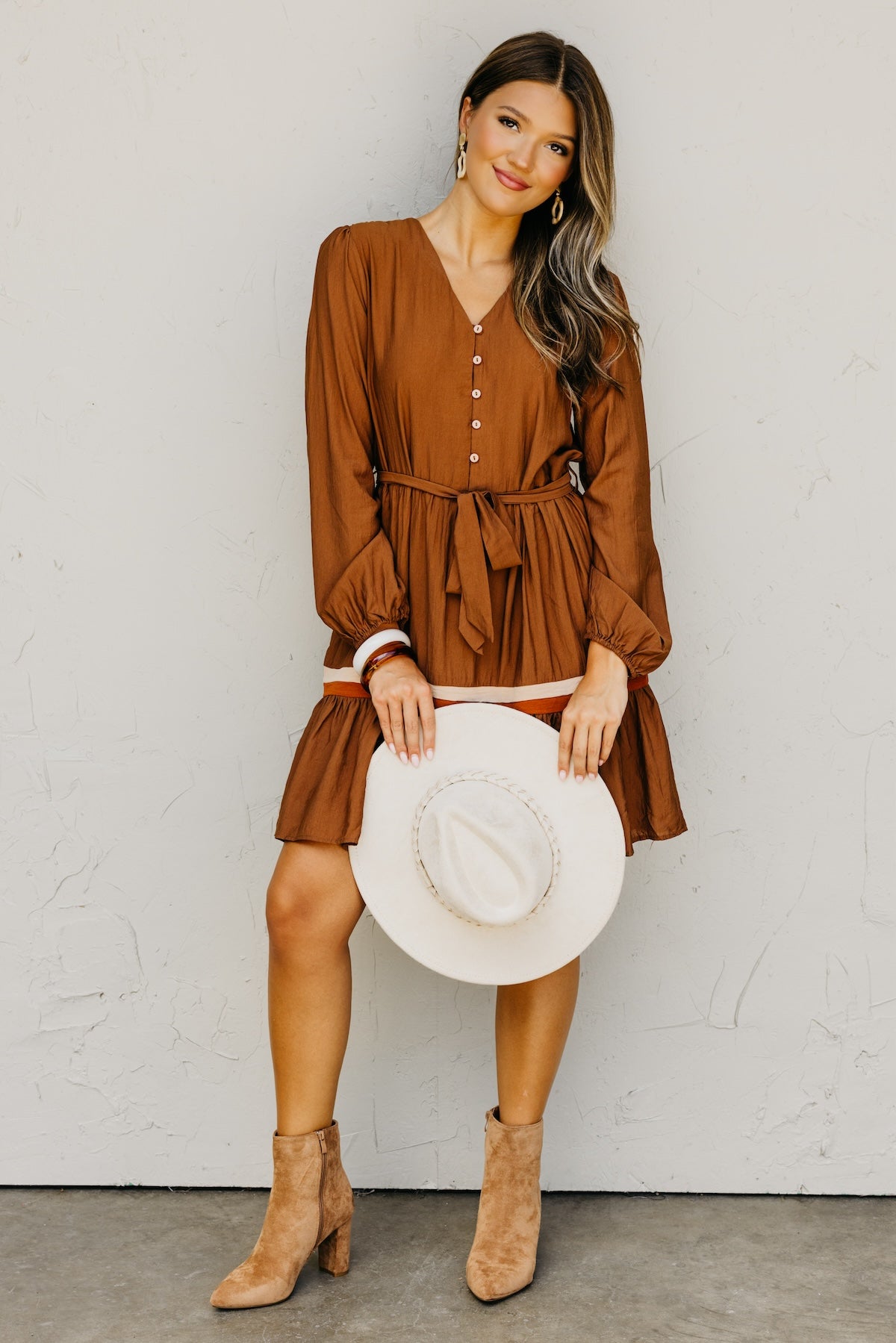 The Belinda Button Down Mini Dress