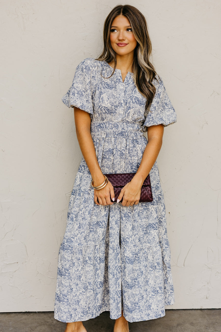 The Vivvy Floral Tiered Maxi Dress