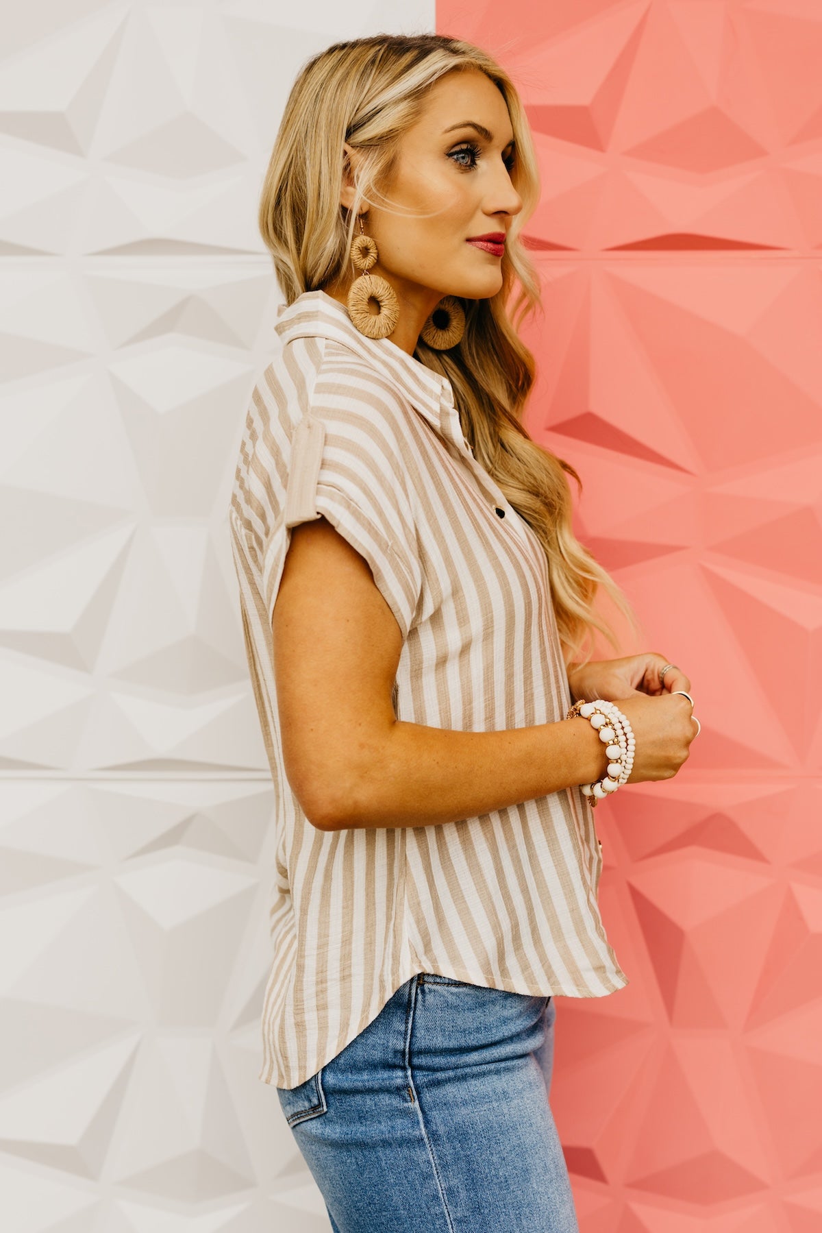 The Michelle Striped Shirt