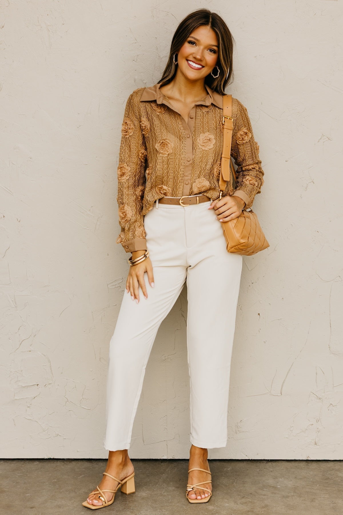 The Sonya Floral Knit Shirt
