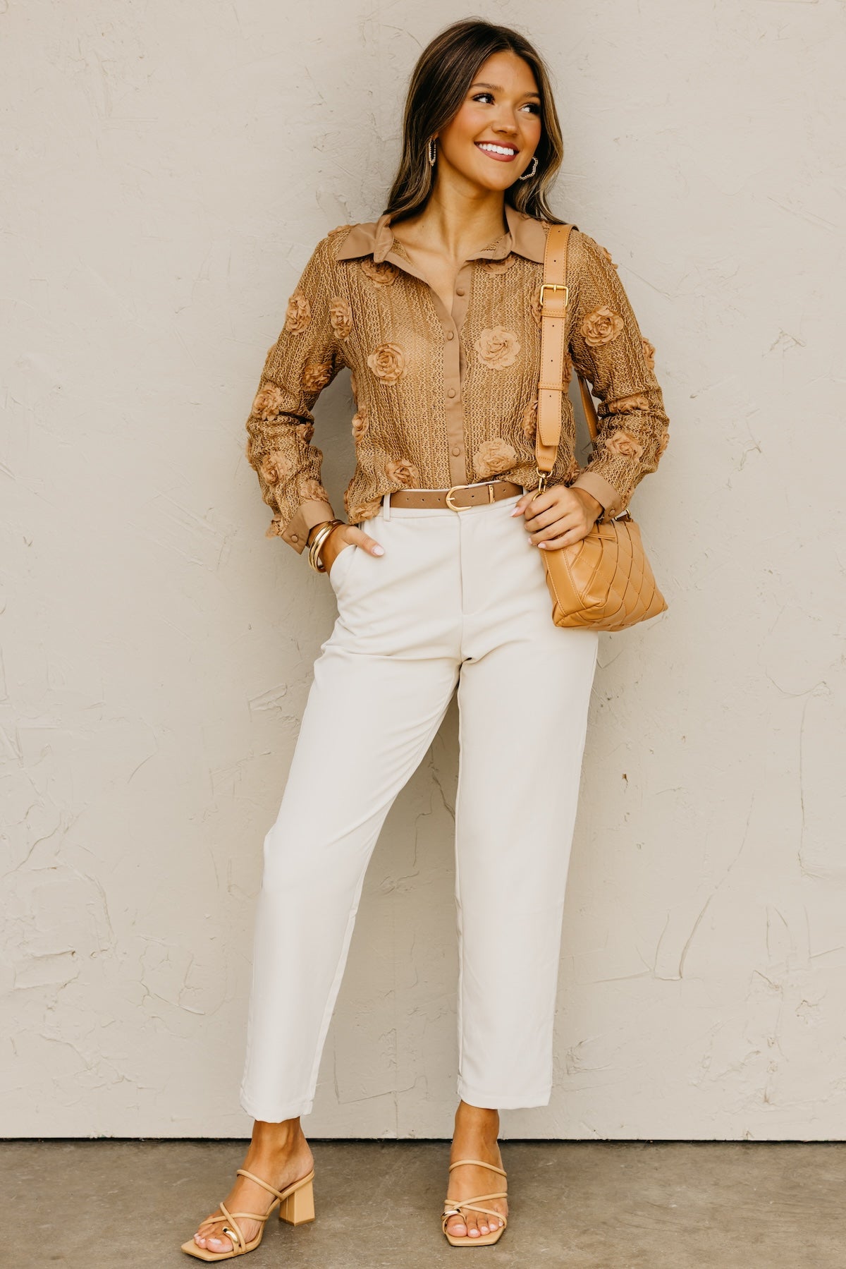 The Sonya Floral Knit Shirt