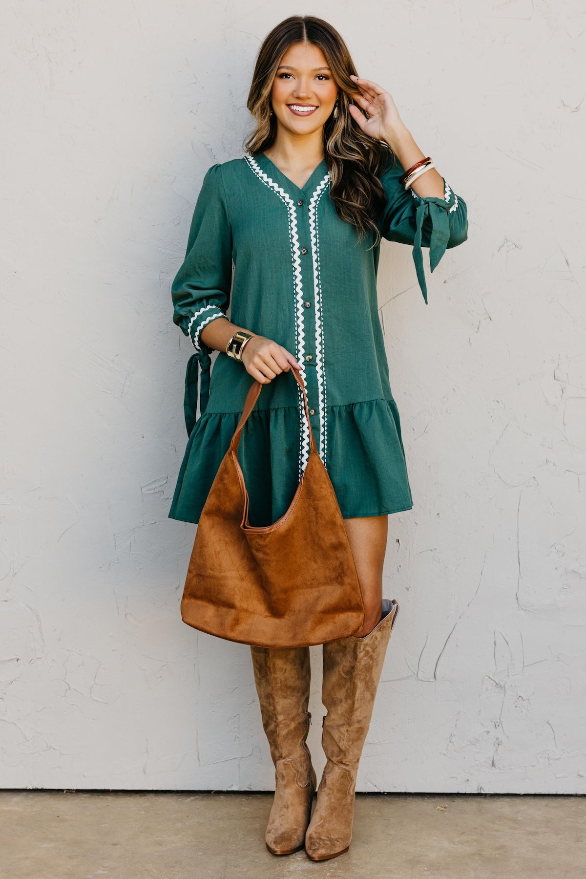 The Bobby Ric Rac Mini Dress