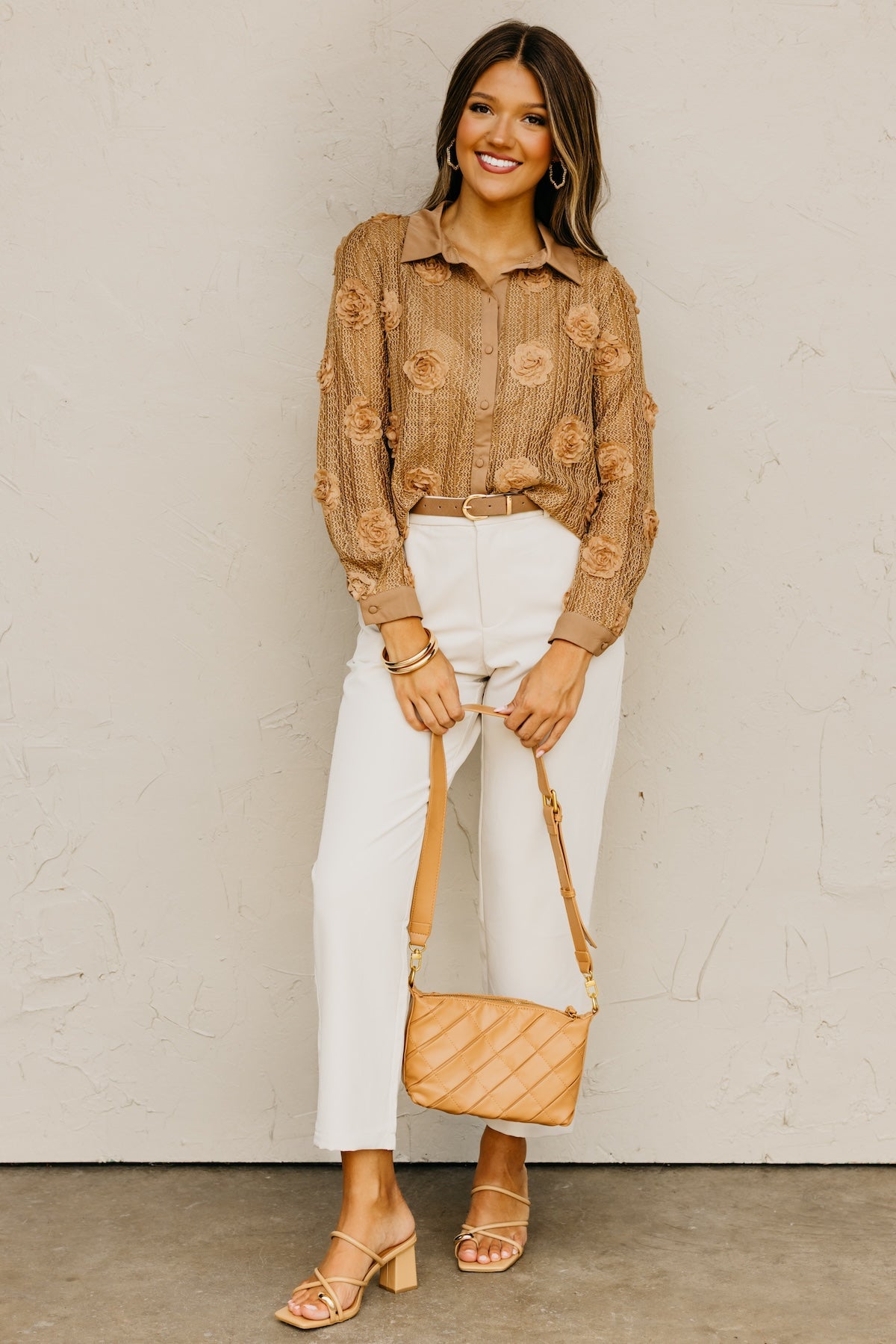 The Sonya Floral Knit Shirt