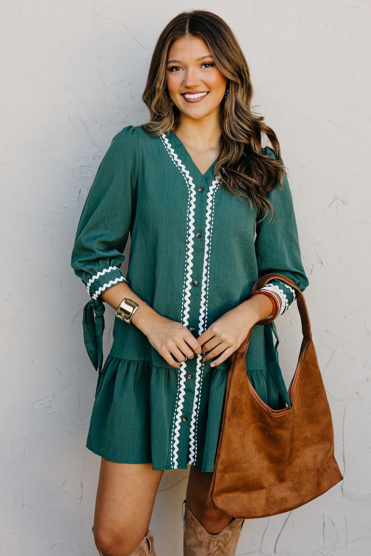 The Bobby Ric Rac Mini Dress