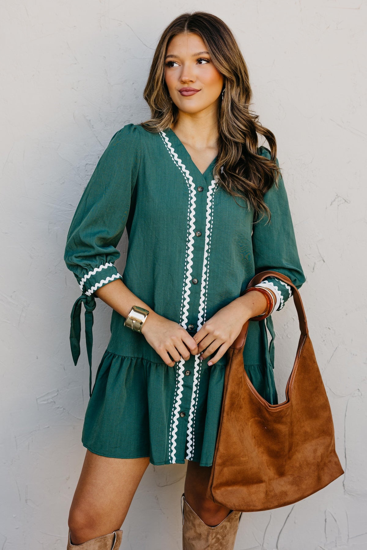 The Bobby Ric Rac Mini Dress
