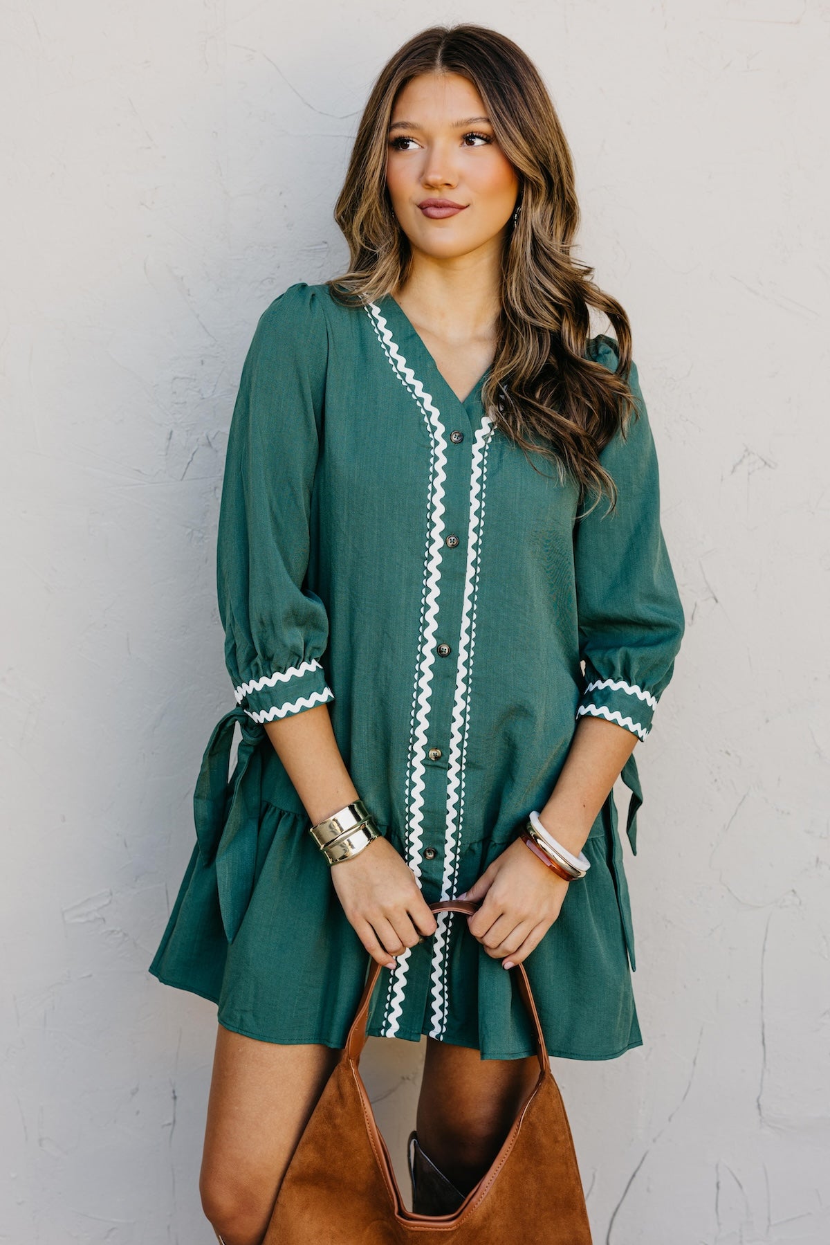 The Bobby Ric Rac Mini Dress