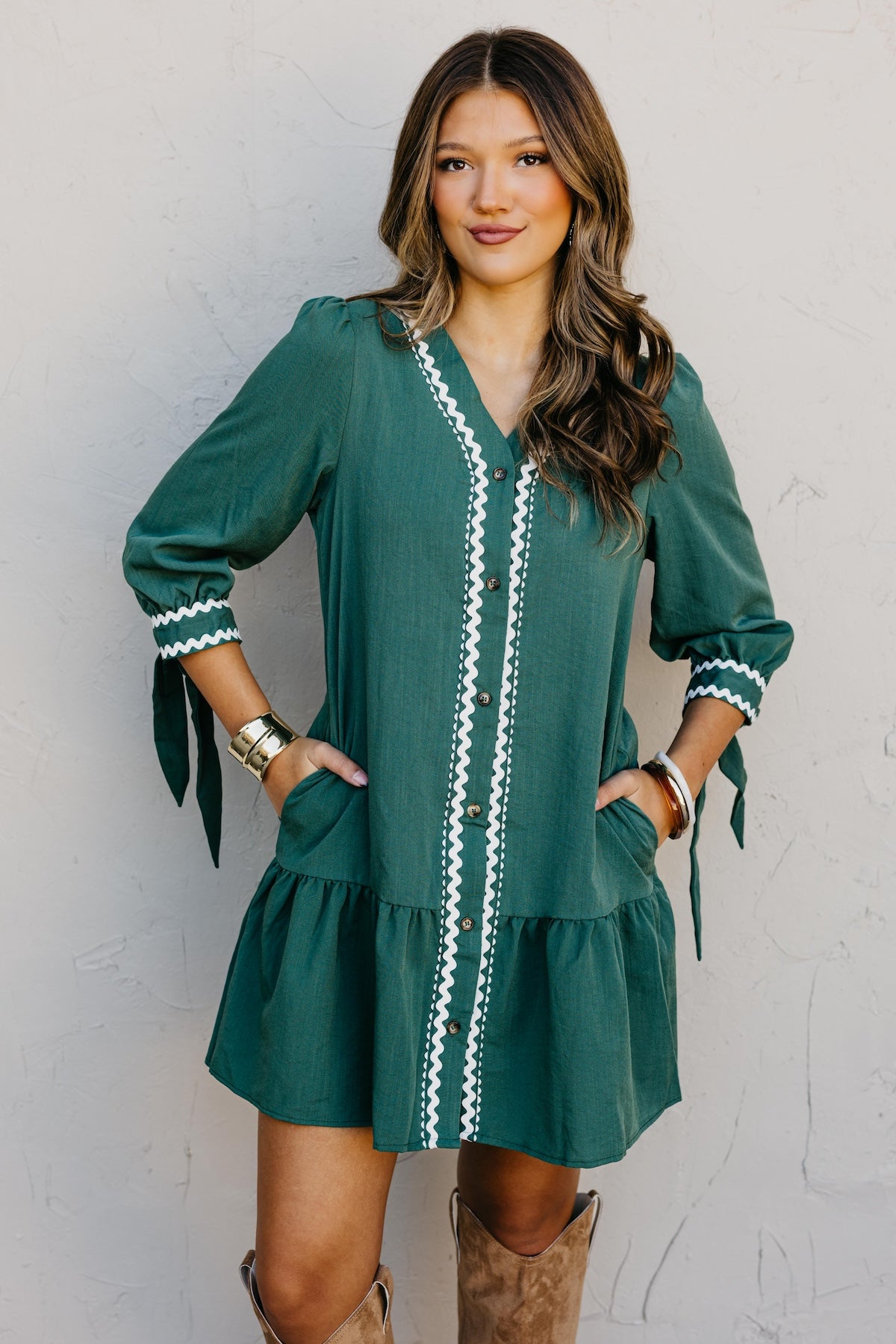 The Bobby Ric Rac Mini Dress