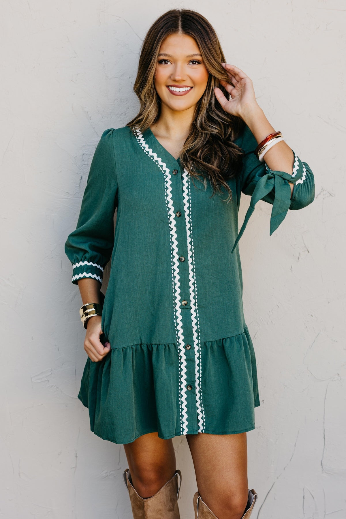 The Bobby Ric Rac Mini Dress