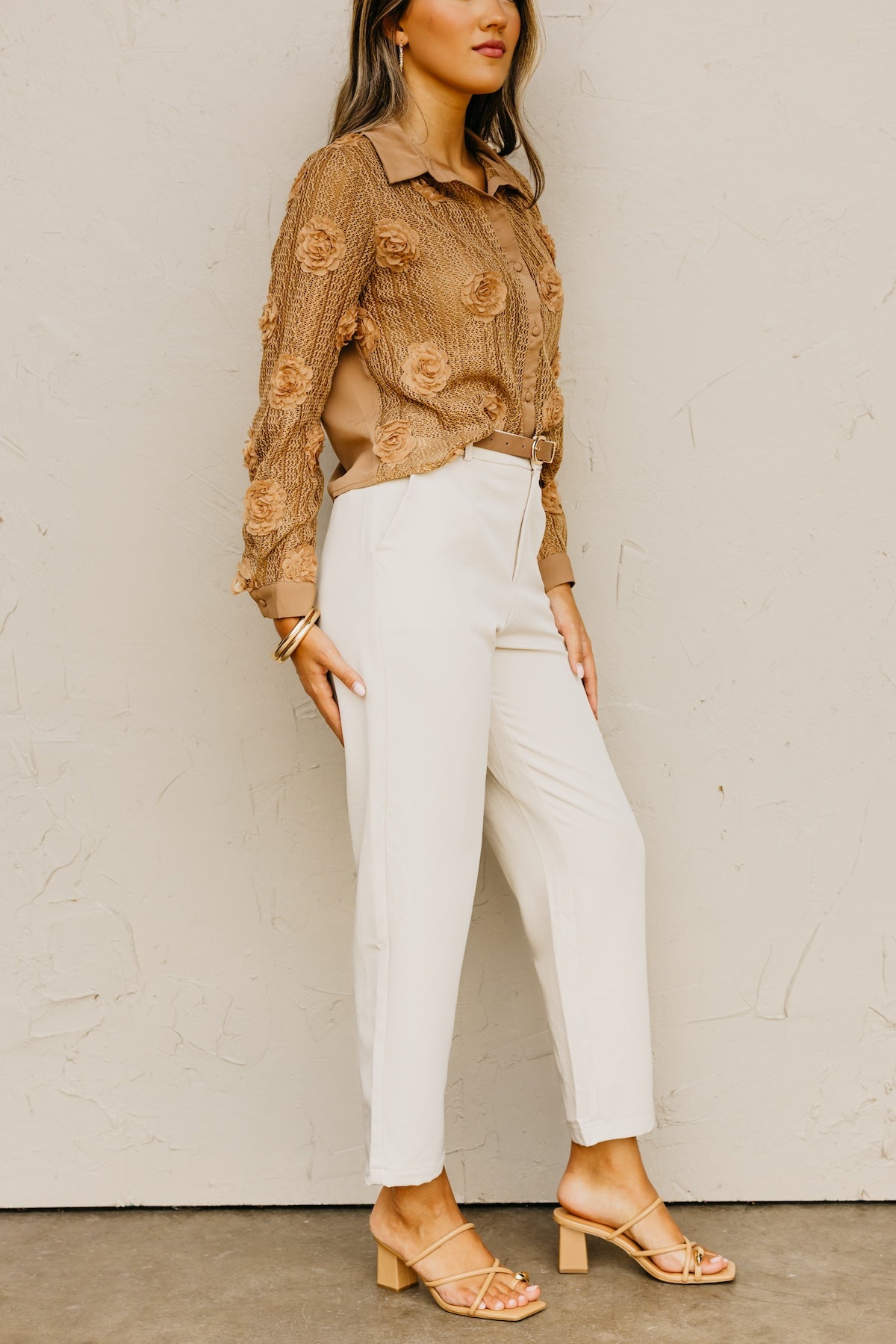 The Rylie Belted Trouser Pants