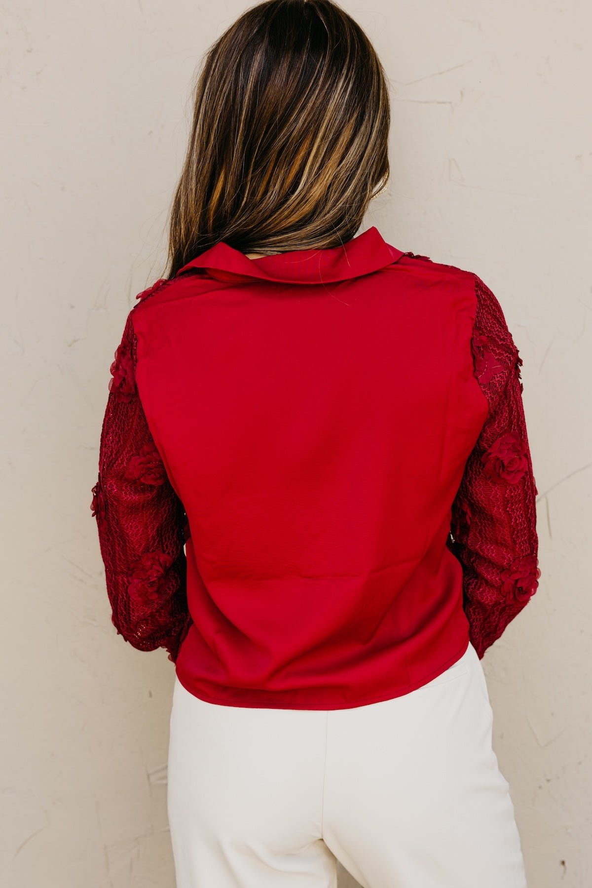The Sonya Floral Knit Shirt