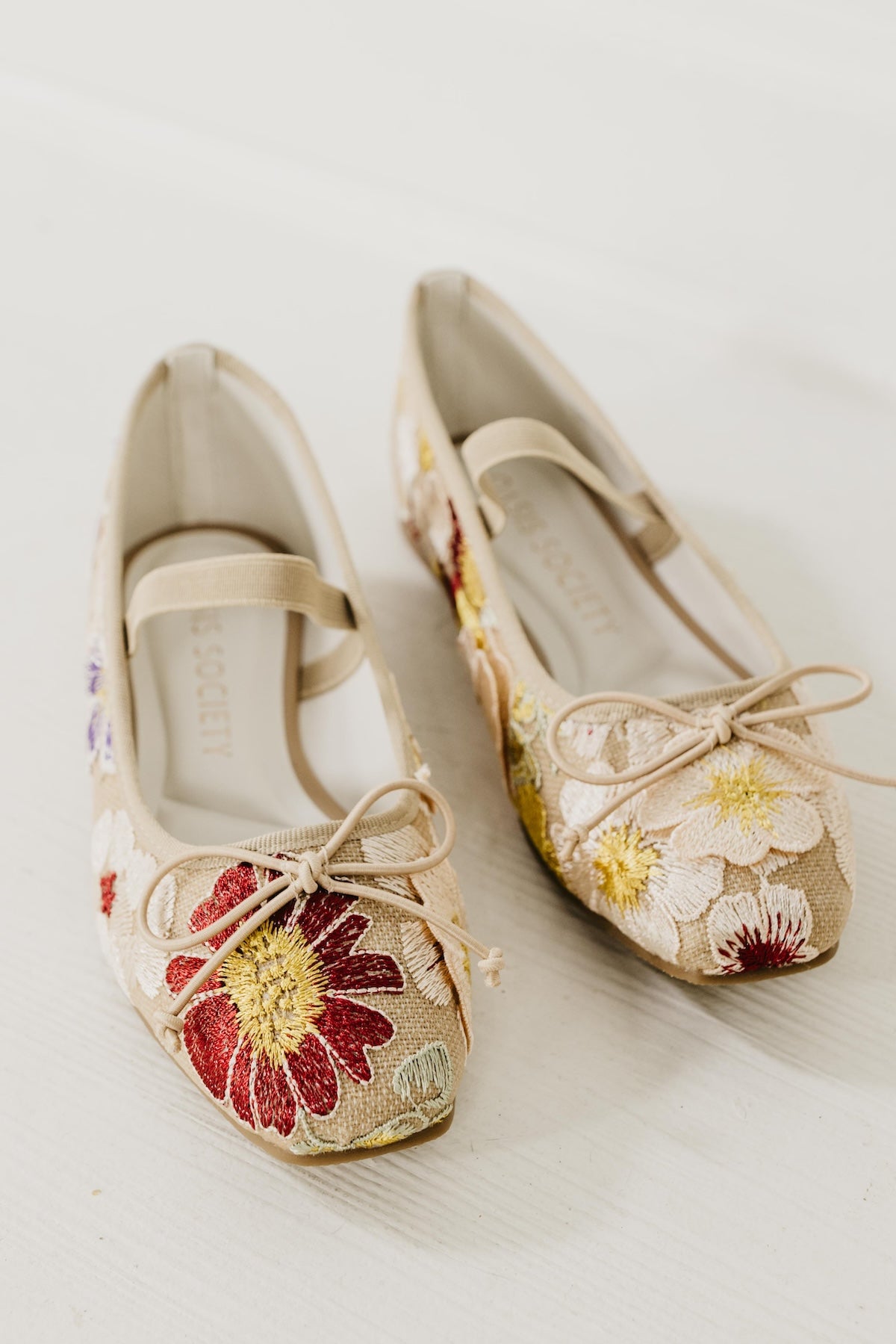 The London Floral Ballet Pointe Flats