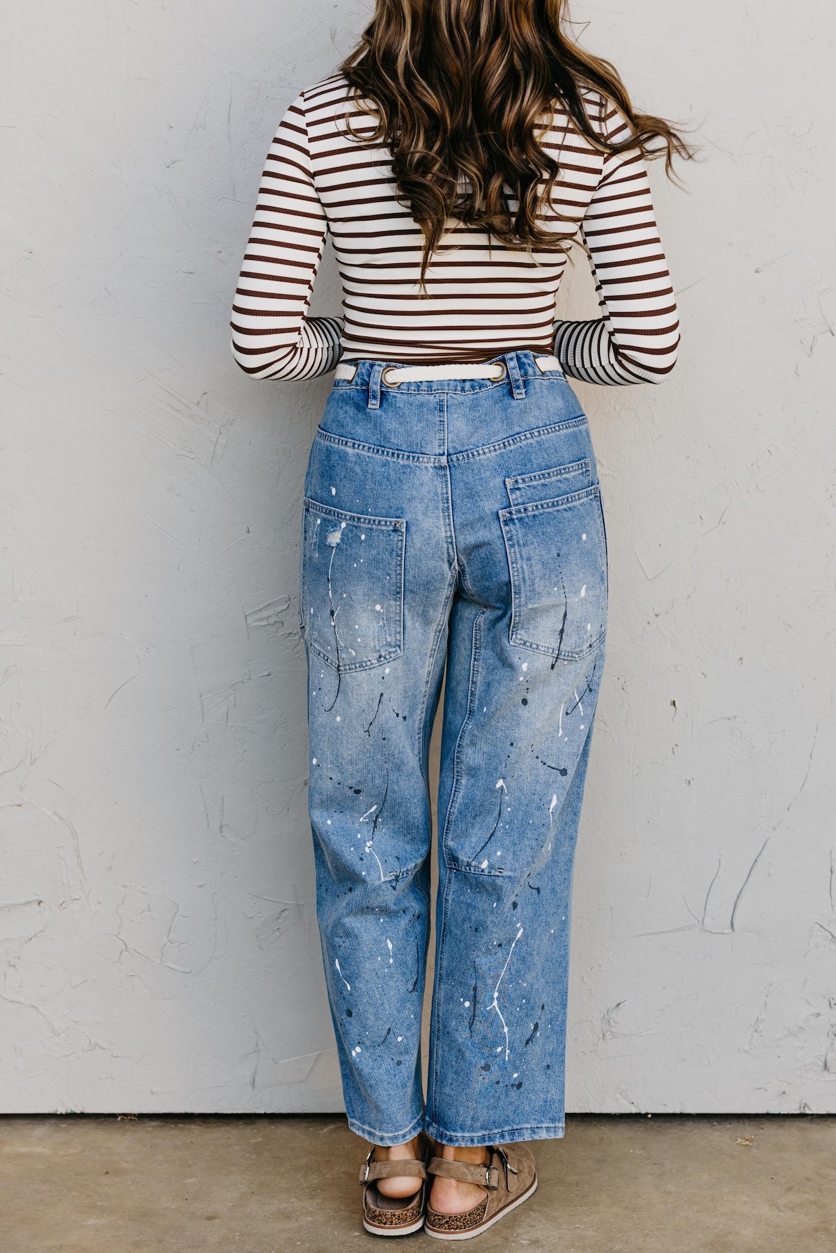 The Castiel Painted Rope Barrel Denim